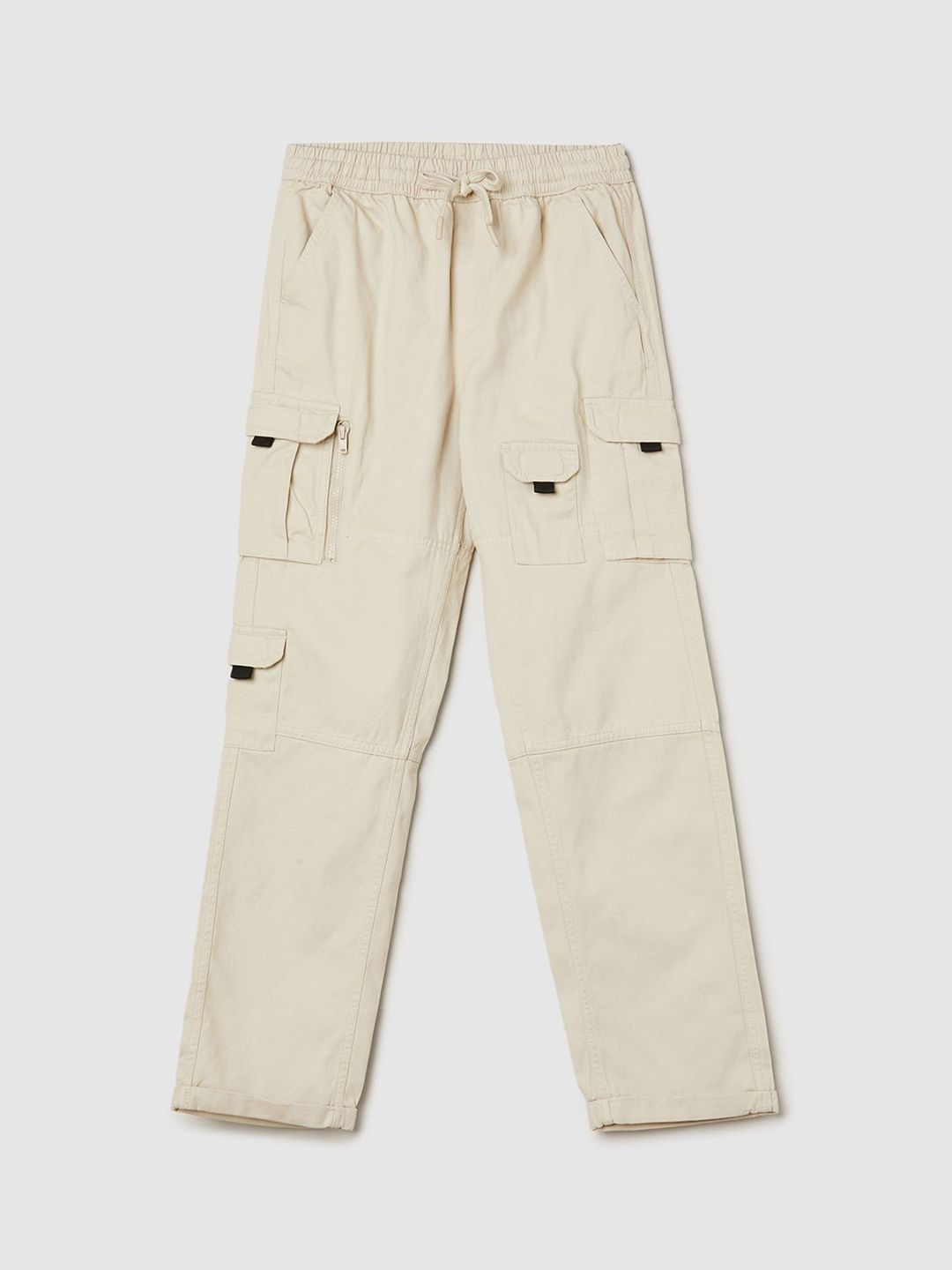 max Boys Regular Fit Cotton Cargos