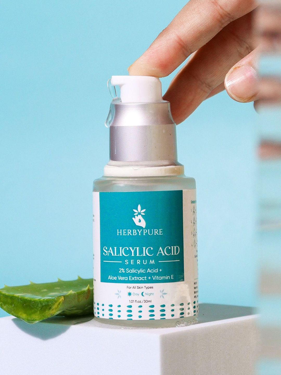 Buy Herby Pure Salicylic Acid Serum With Aloe Vera Extract For Acne & Oil  Control - 30 ml - Serum and Gel for Unisex 32629282 | Myntra