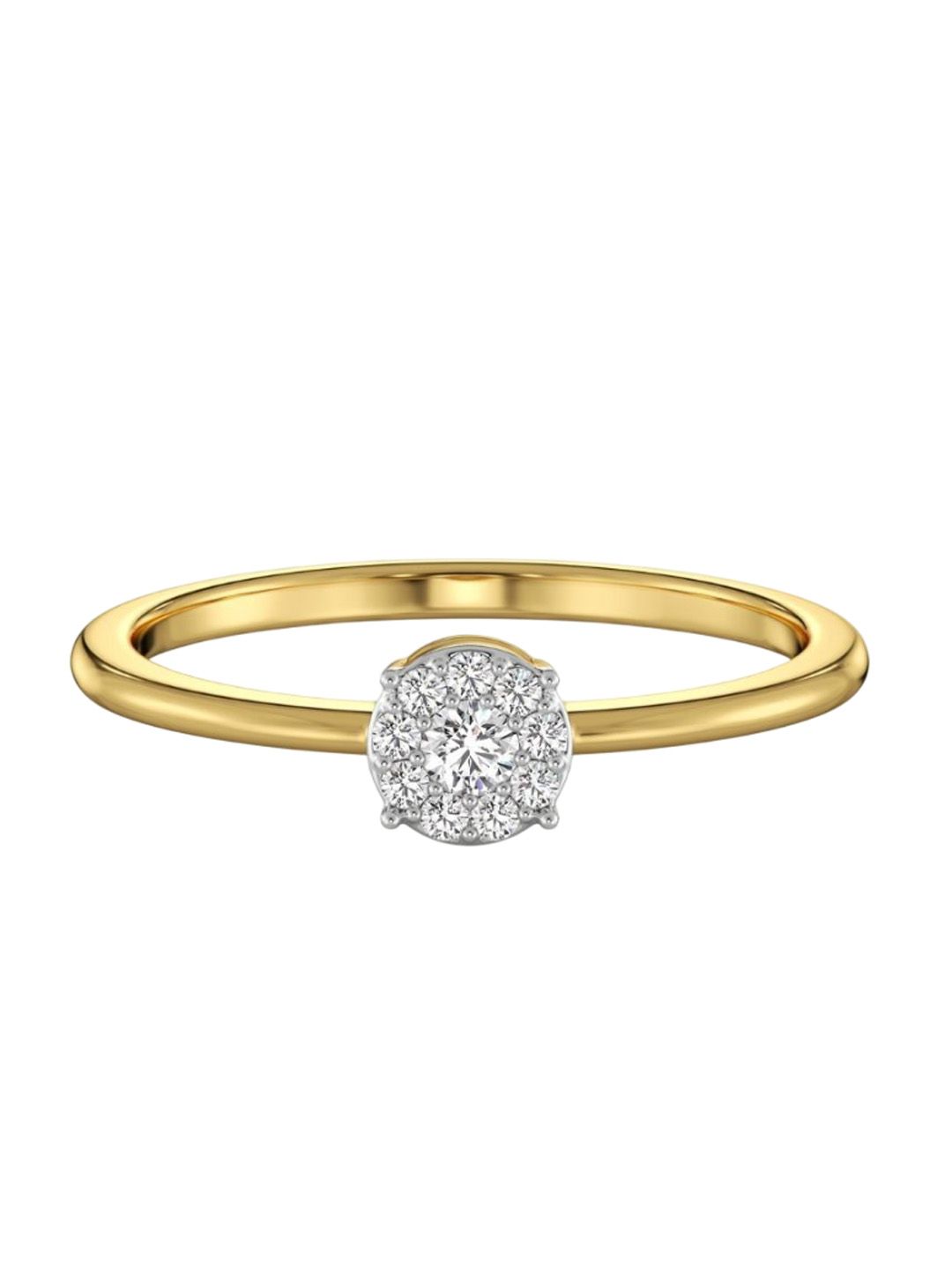Emori Brilliant Fusion Lab Diamond in 14KT Gold Ring