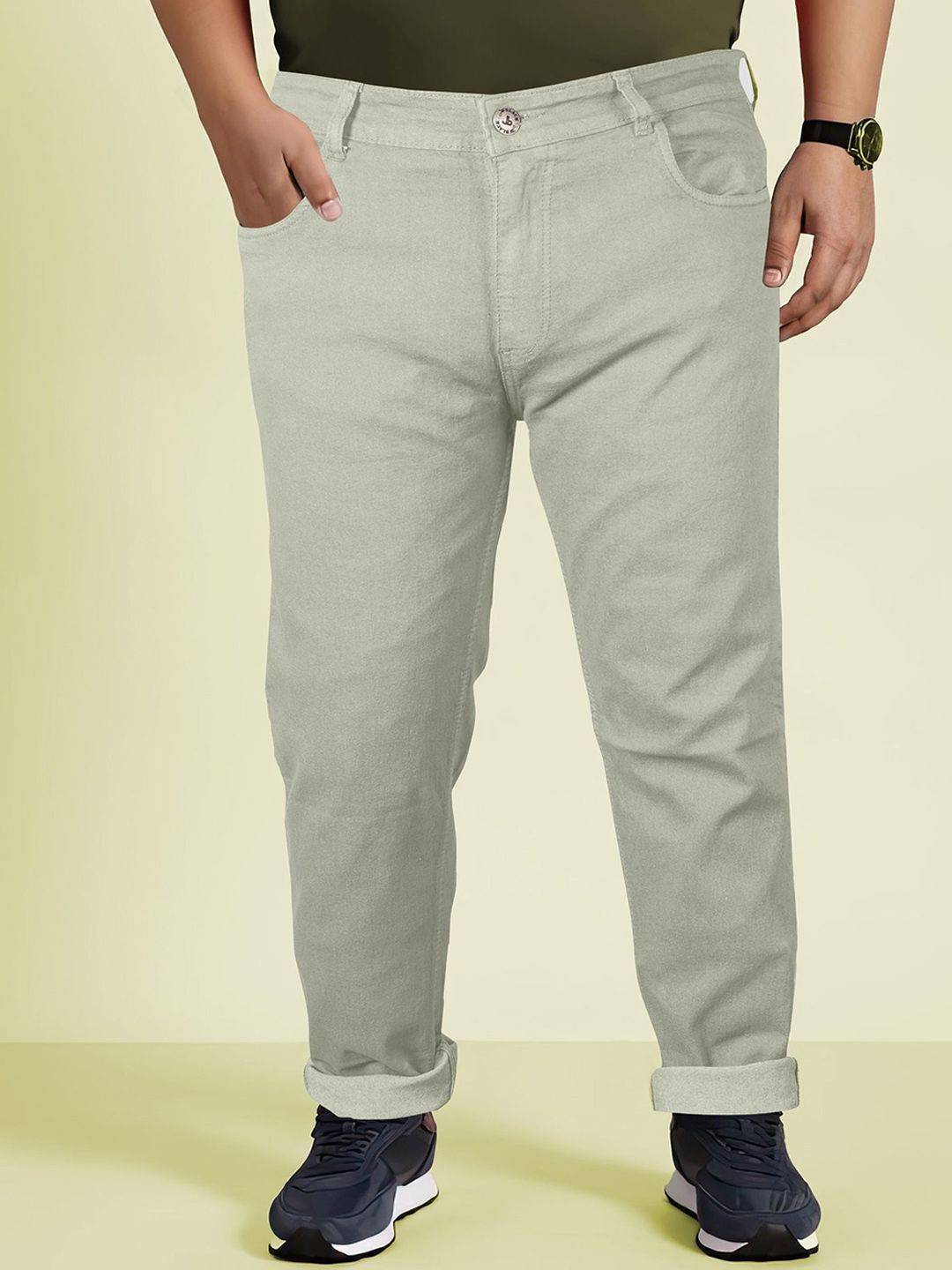 Jb Just BLACK Men Mid-Rise No Fade Urban Slim Stretchable Jeans
