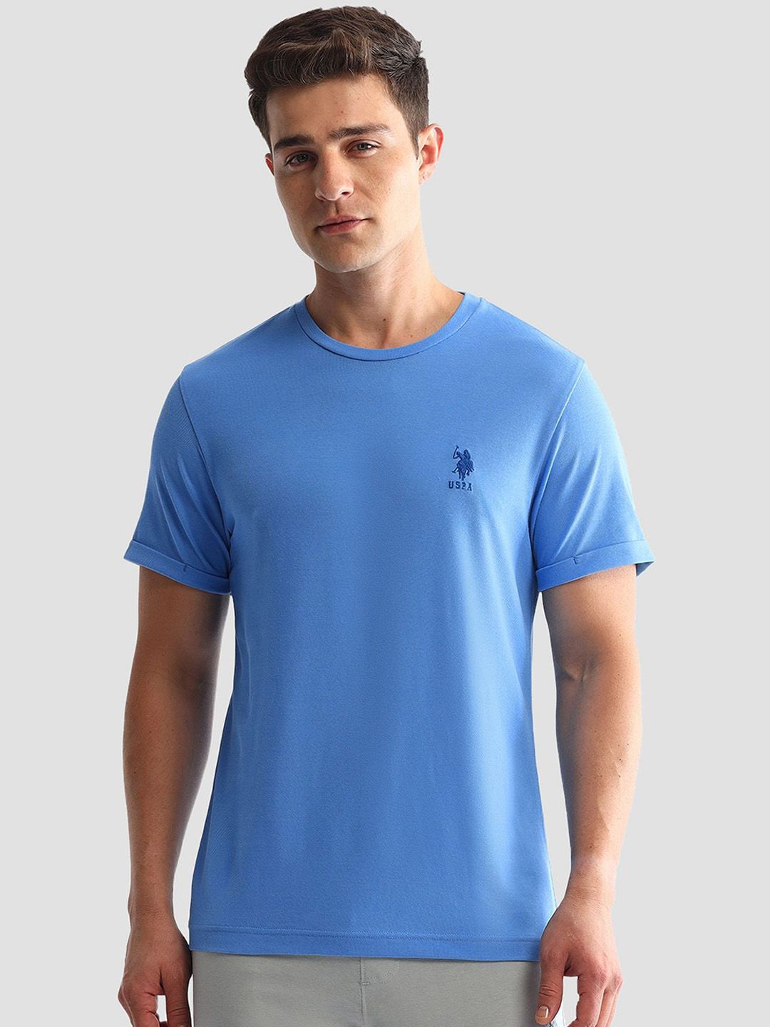 U.S. Polo Assn. Men Comfort Fit Round Neck Lounge T-Shirt
