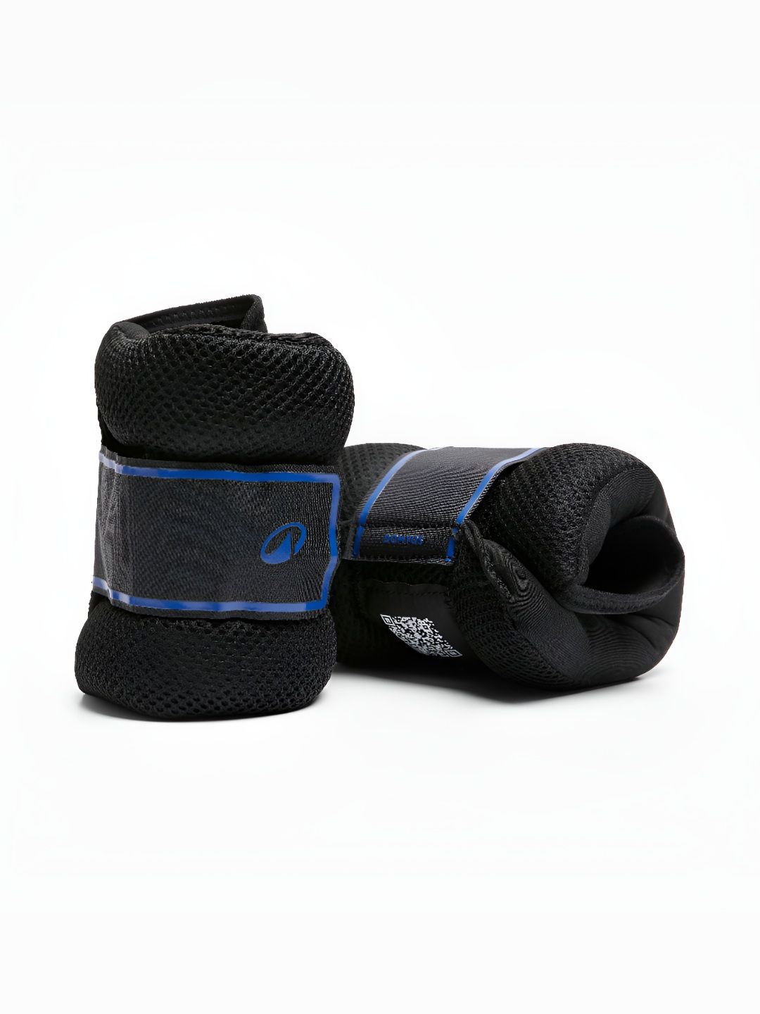 Decathlon Nyamba - Adults Black Adjustable Ankle and Wrist Gym Fitness Weights 1Kg