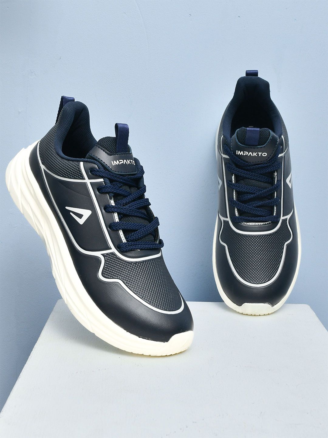 Impakto Men Disruptor 2.0 Running Shoes Cushioned Insole & Anti Skid Atheltic Trainers