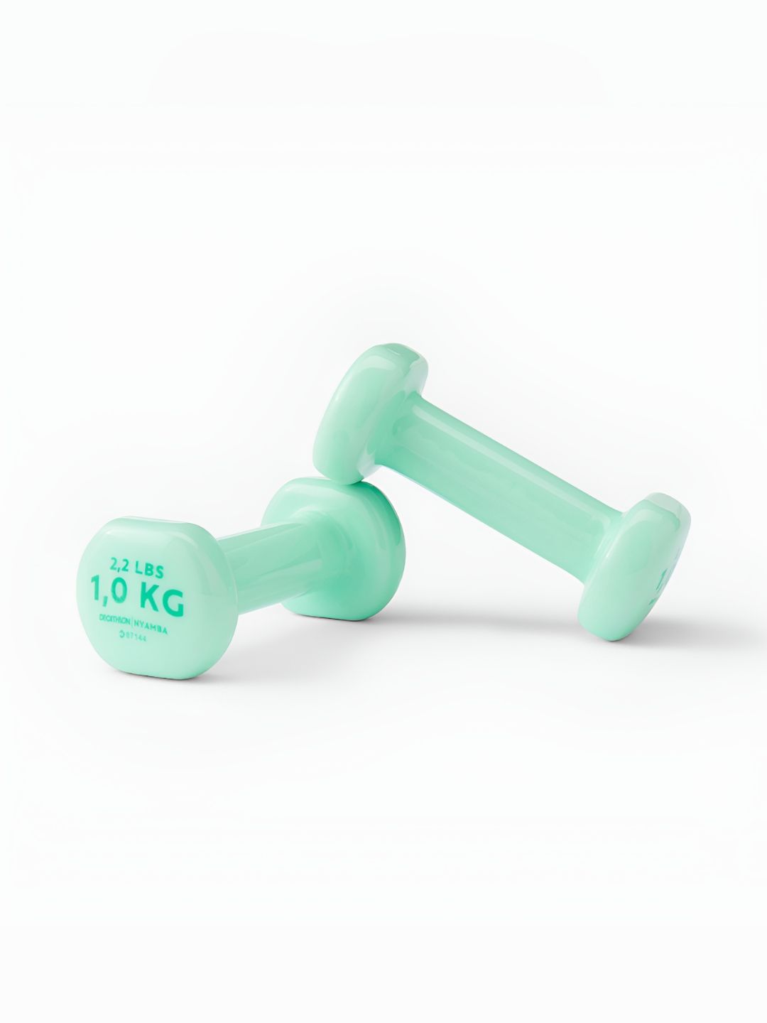Decathlon Decathlon Domyos - Unisex Green Versatility Gym Dumbbells