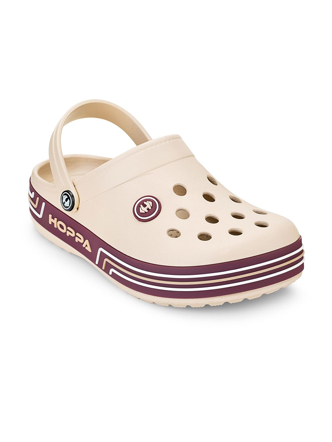 Hoppa Trio Beige Clogs Men