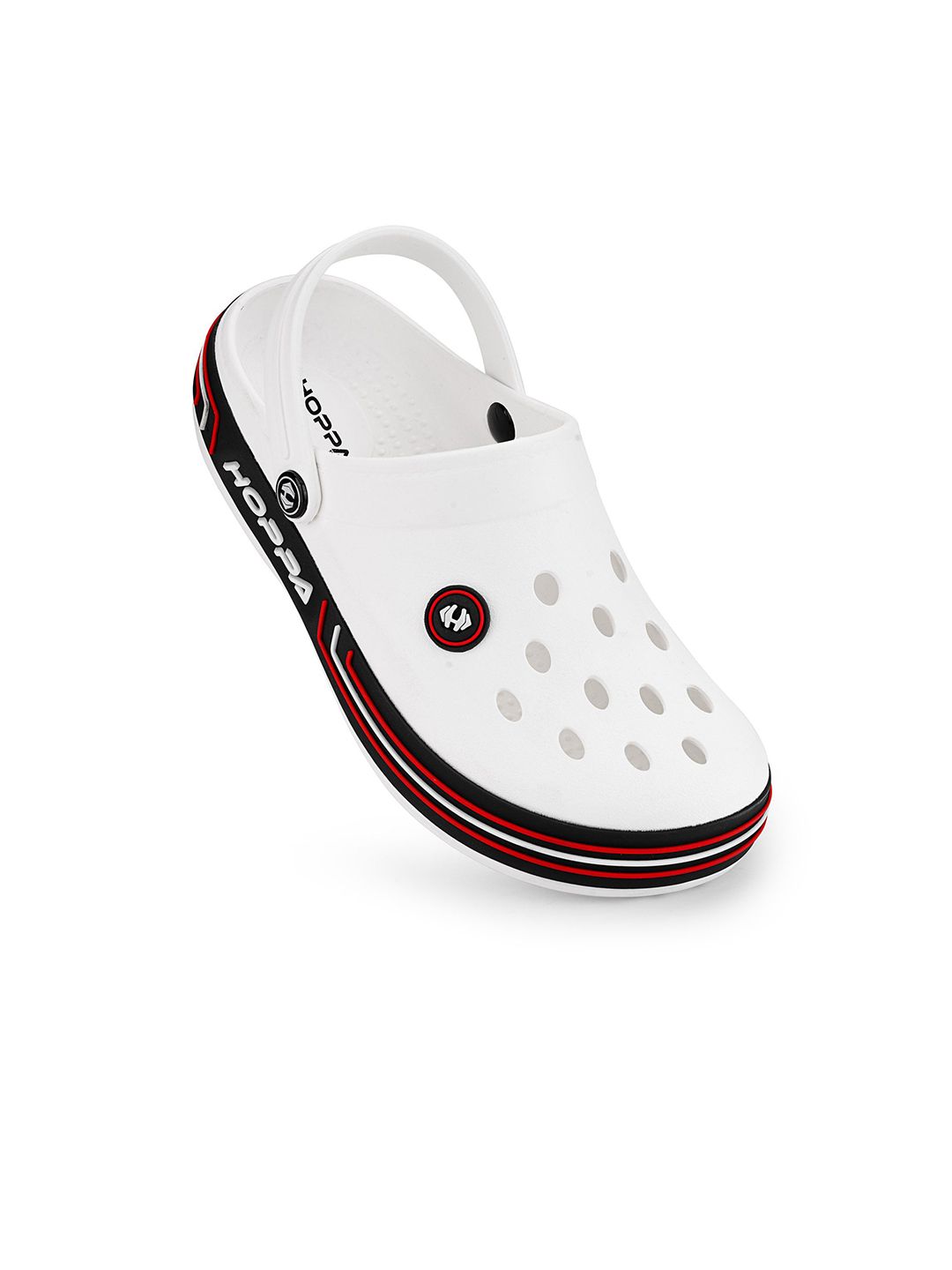 Hoppa Trio White Clogs Men