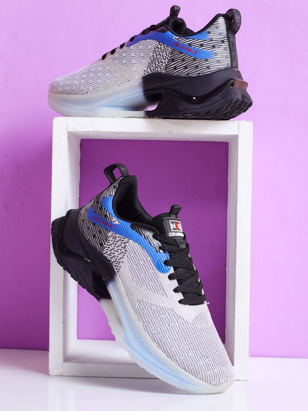 Columbus Men Mesh Running Non-Marking Shoes