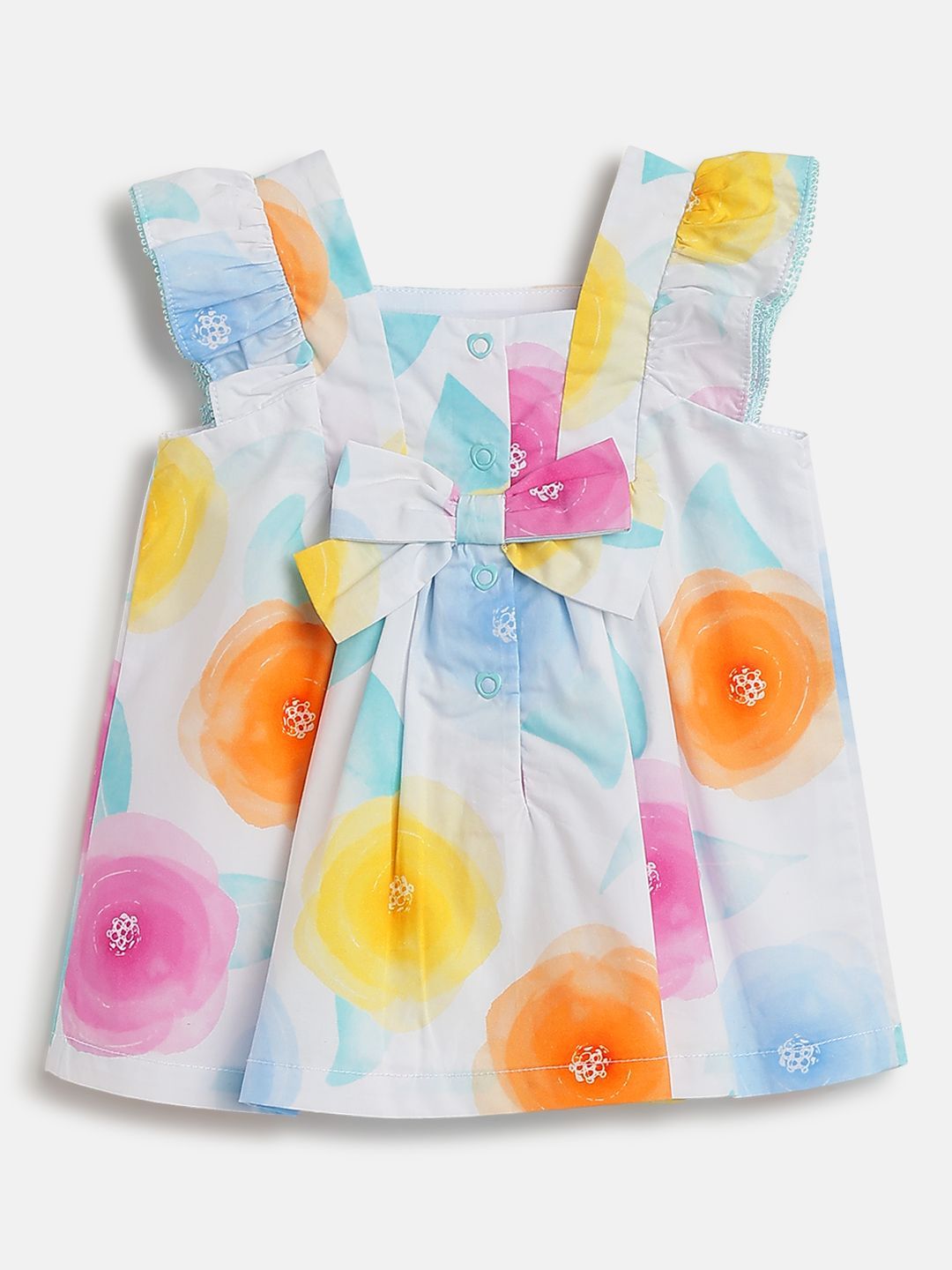 Chicco Floral Print A-Line Dress