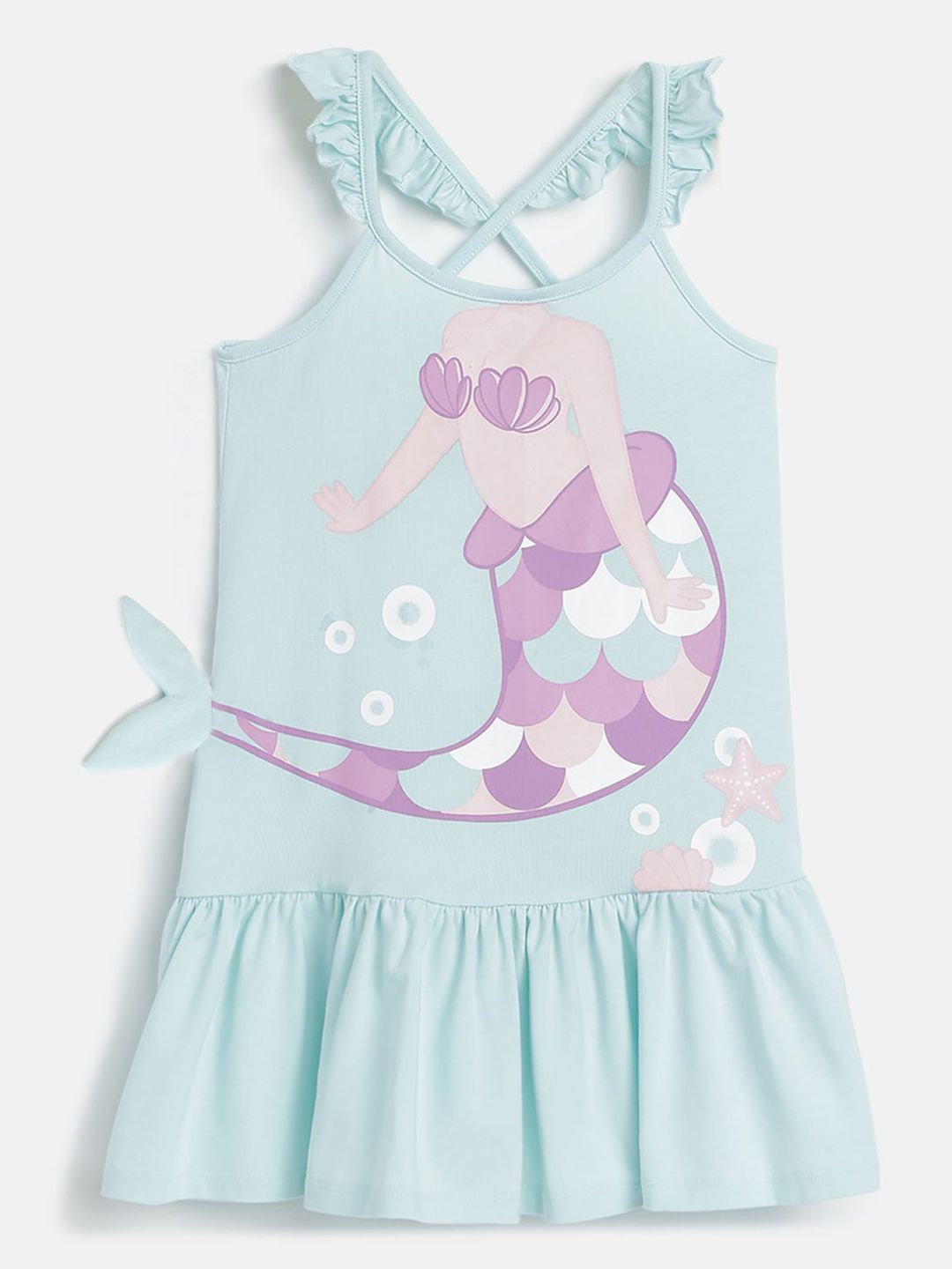 Chicco Girls Printed A-Line Dress