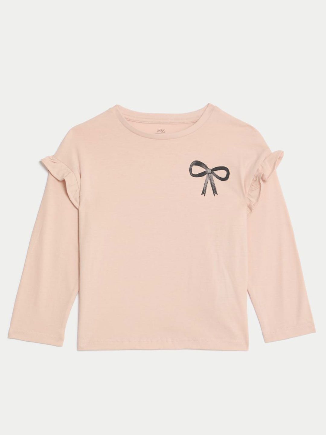 Marks & Spencer Pure Cotton Bow Top