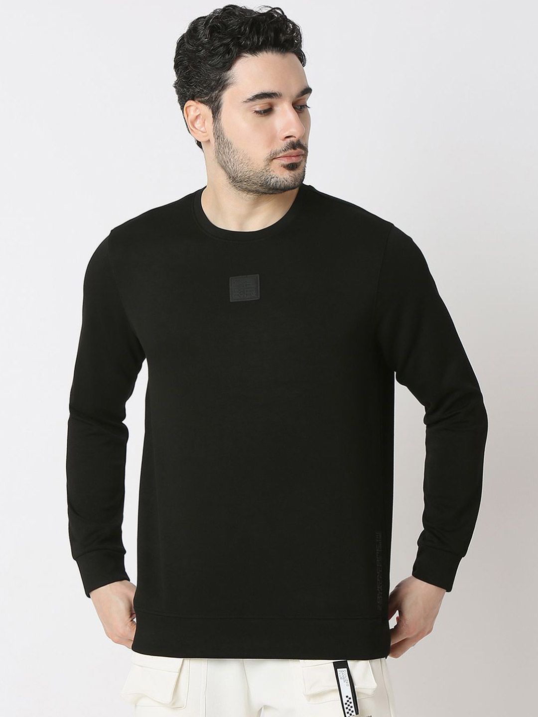 SPYKAR Men Round Neck Long Sleeves Sweatshirt