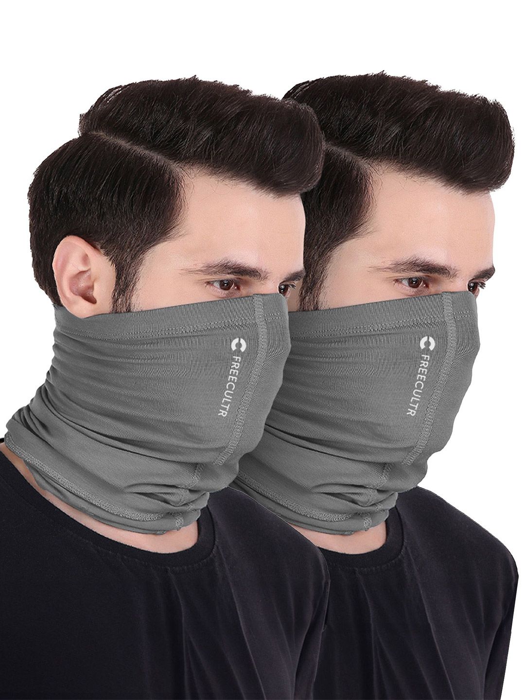 FREECULTR Bamboo Bandana For Men & Women Soft & Durable Bandana - Iron Charcoal P2