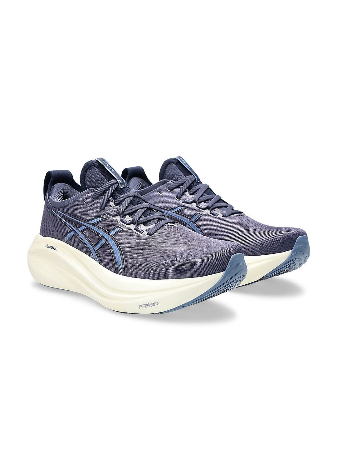 ASICS GEL NINBUSネイビー/ライム27センチ Buy ASICS Gel-Nimbus 27 Men Lace-Ups Sports Shoes - Sports Shoes