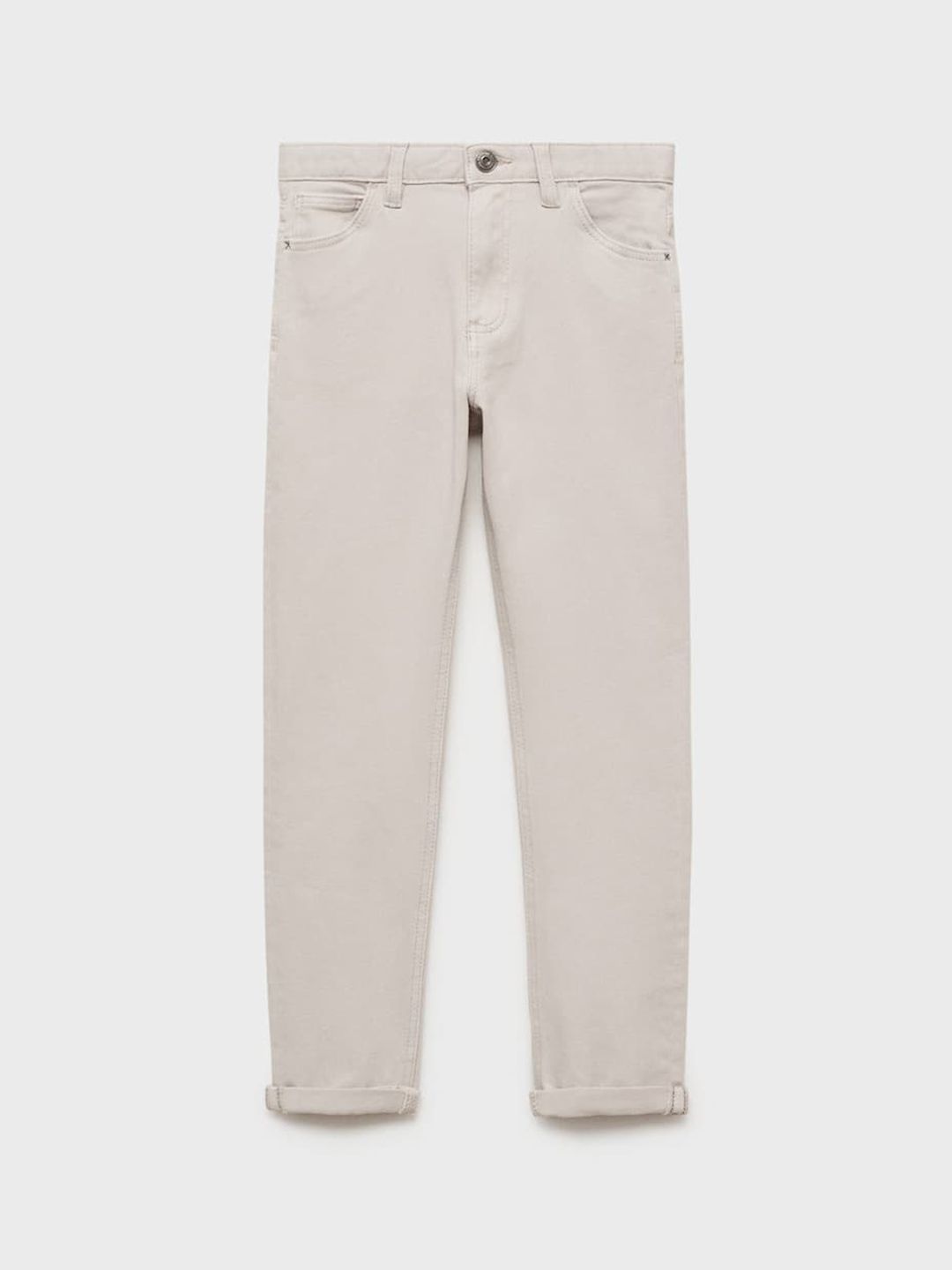 Mango Kids Boys Straight Fit Denim Trousers