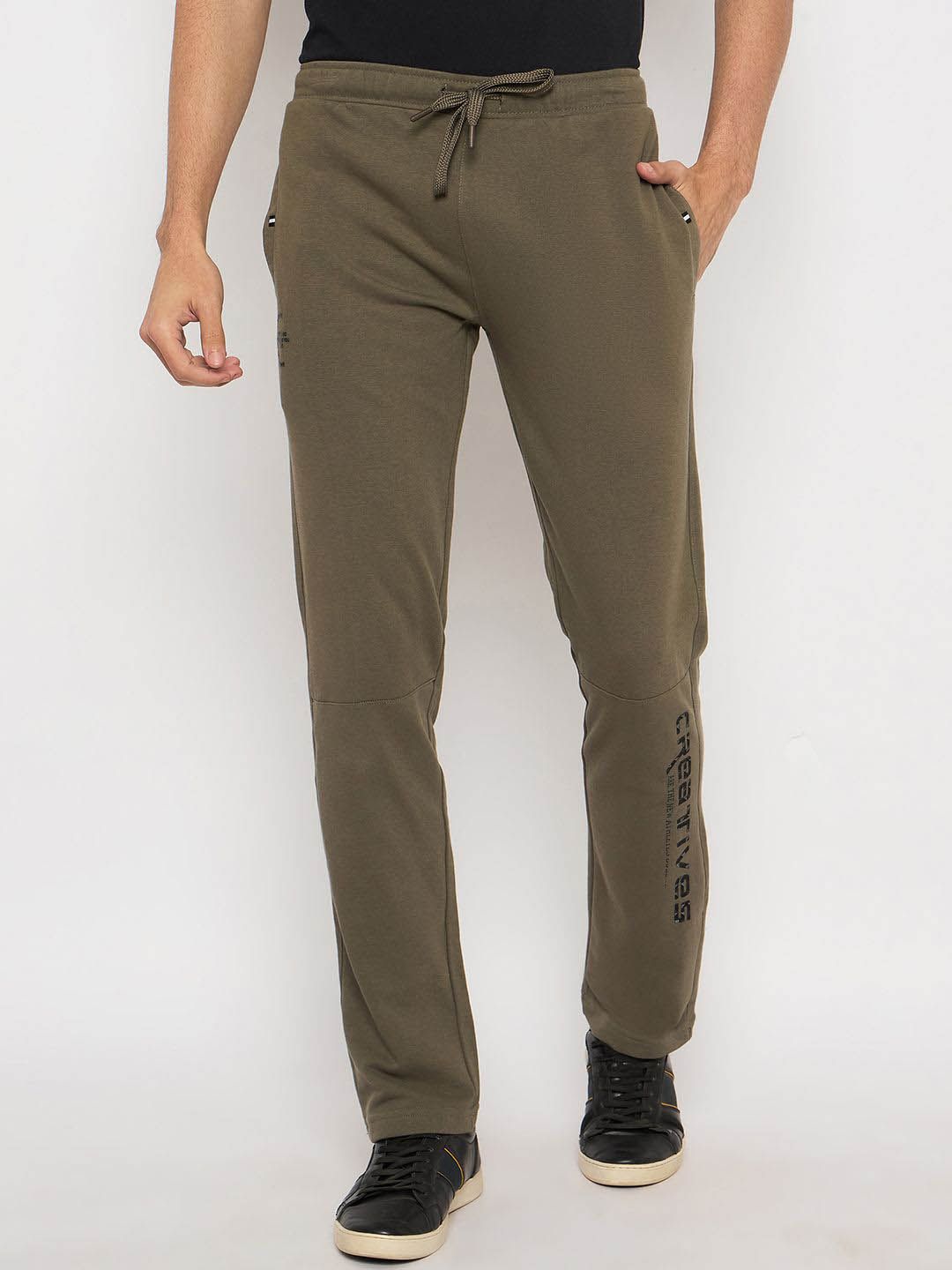 Duke Men Cotton Relaxed Fit Track Pants