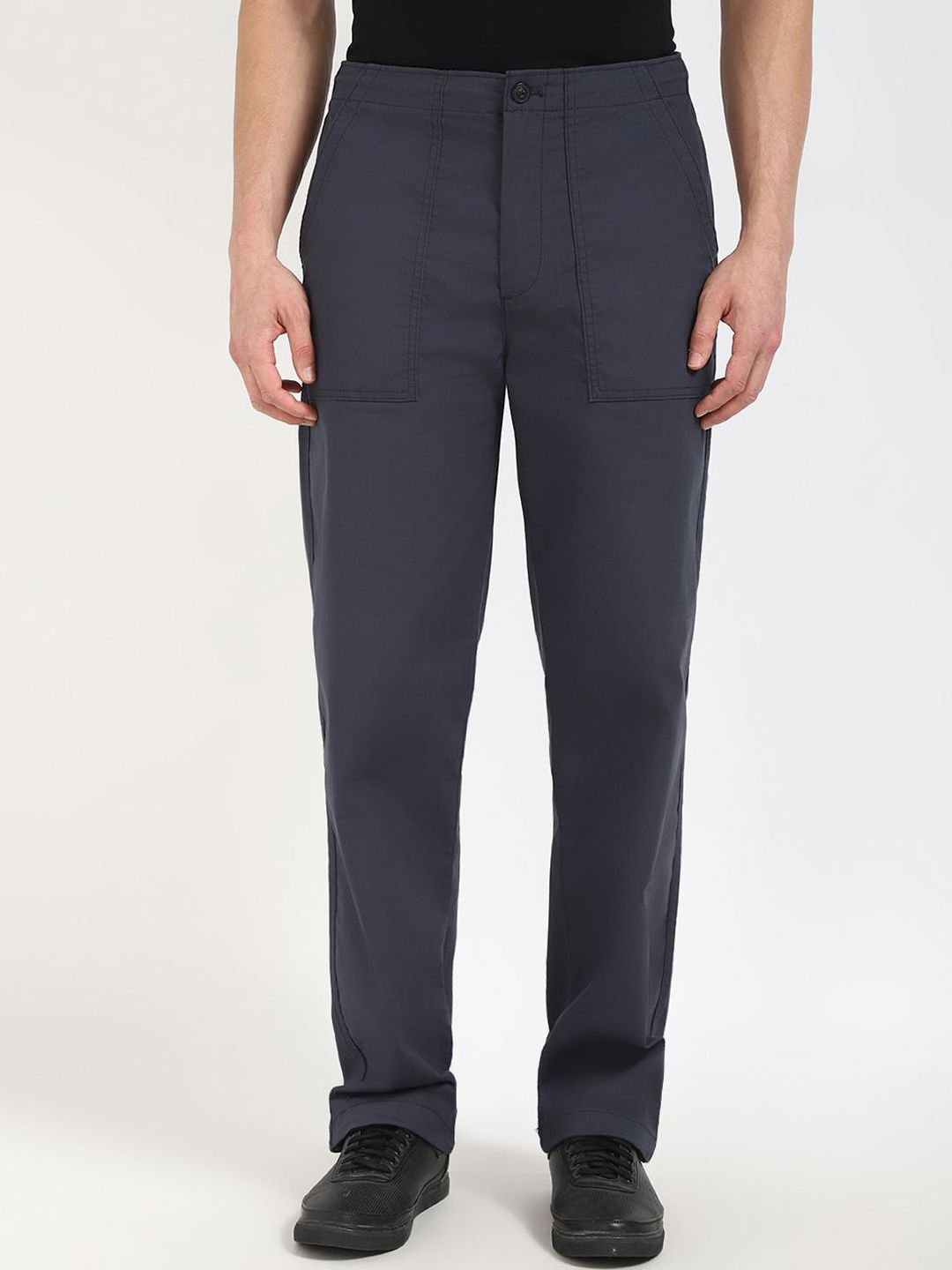 Calvin Klein Jeans Men Relaxed Cotton Regular Trousers