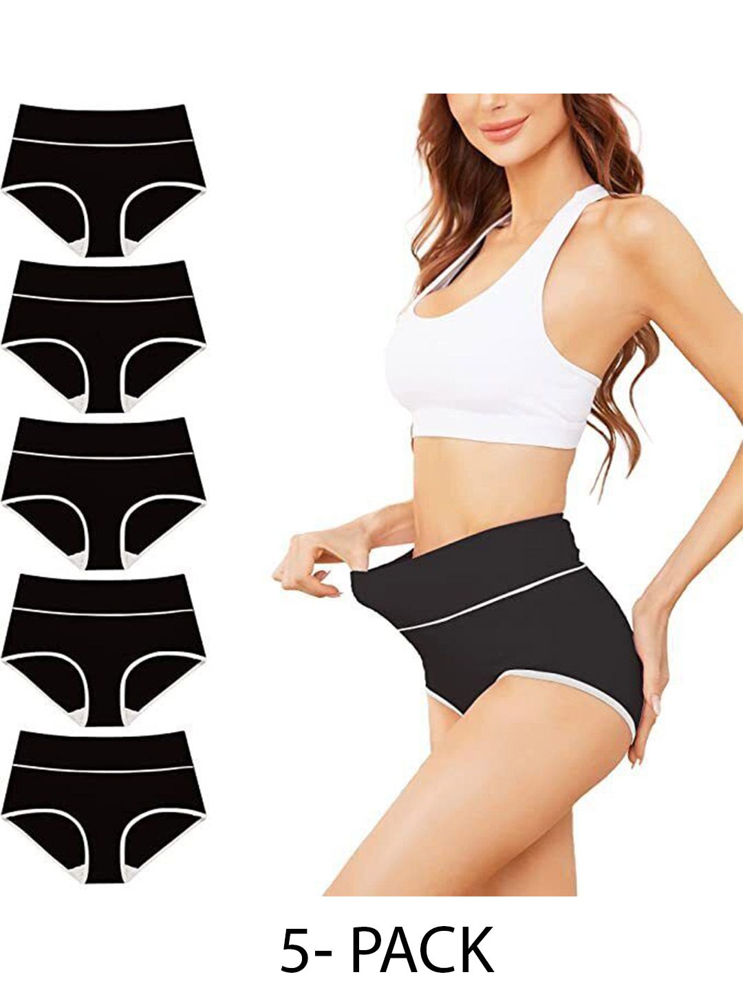 Diving Deep Women Pack of 5 Hipster Briefs