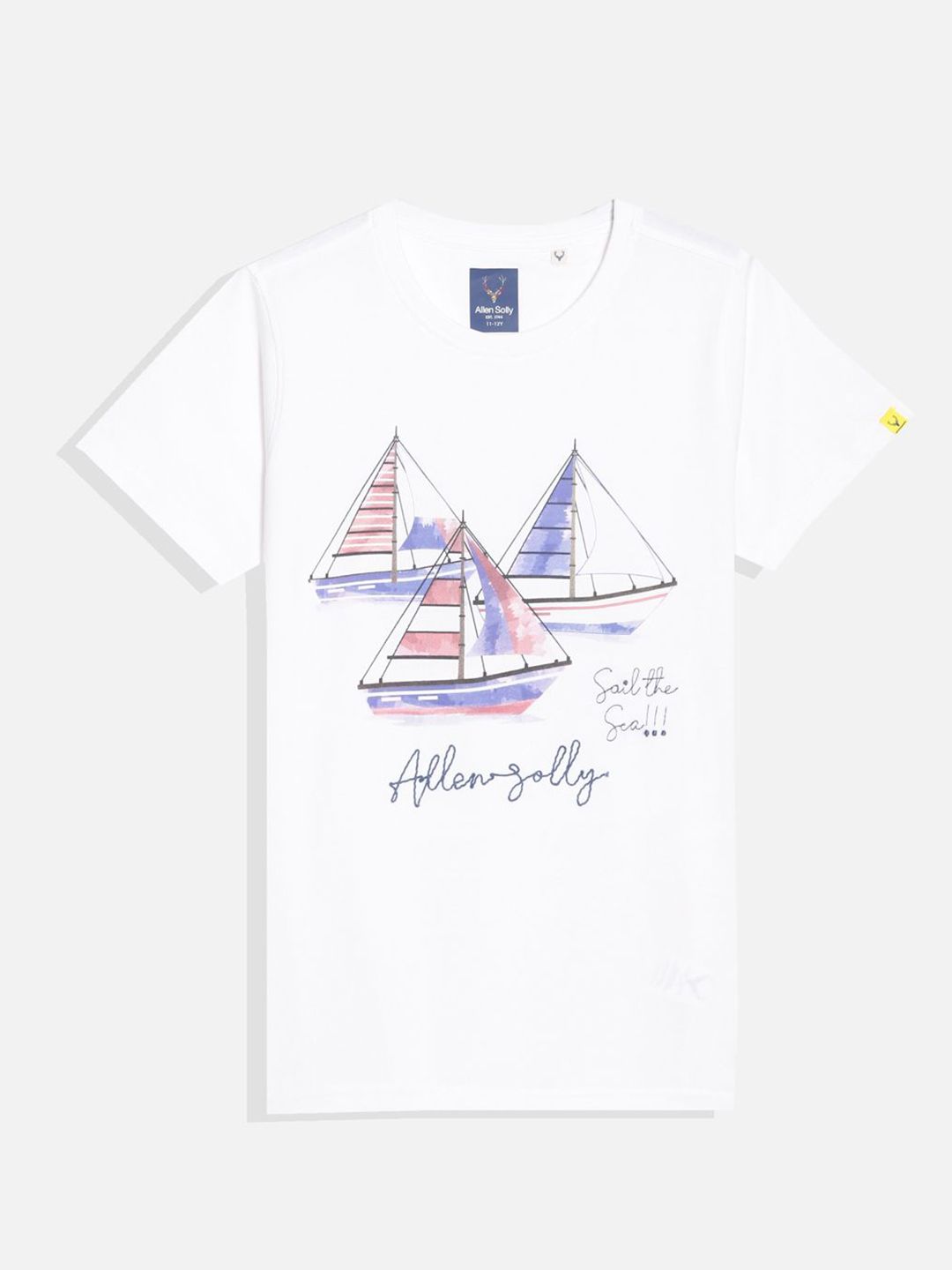 Allen Solly Junior Boys Graphic Printed Cotton Casual T-shirt