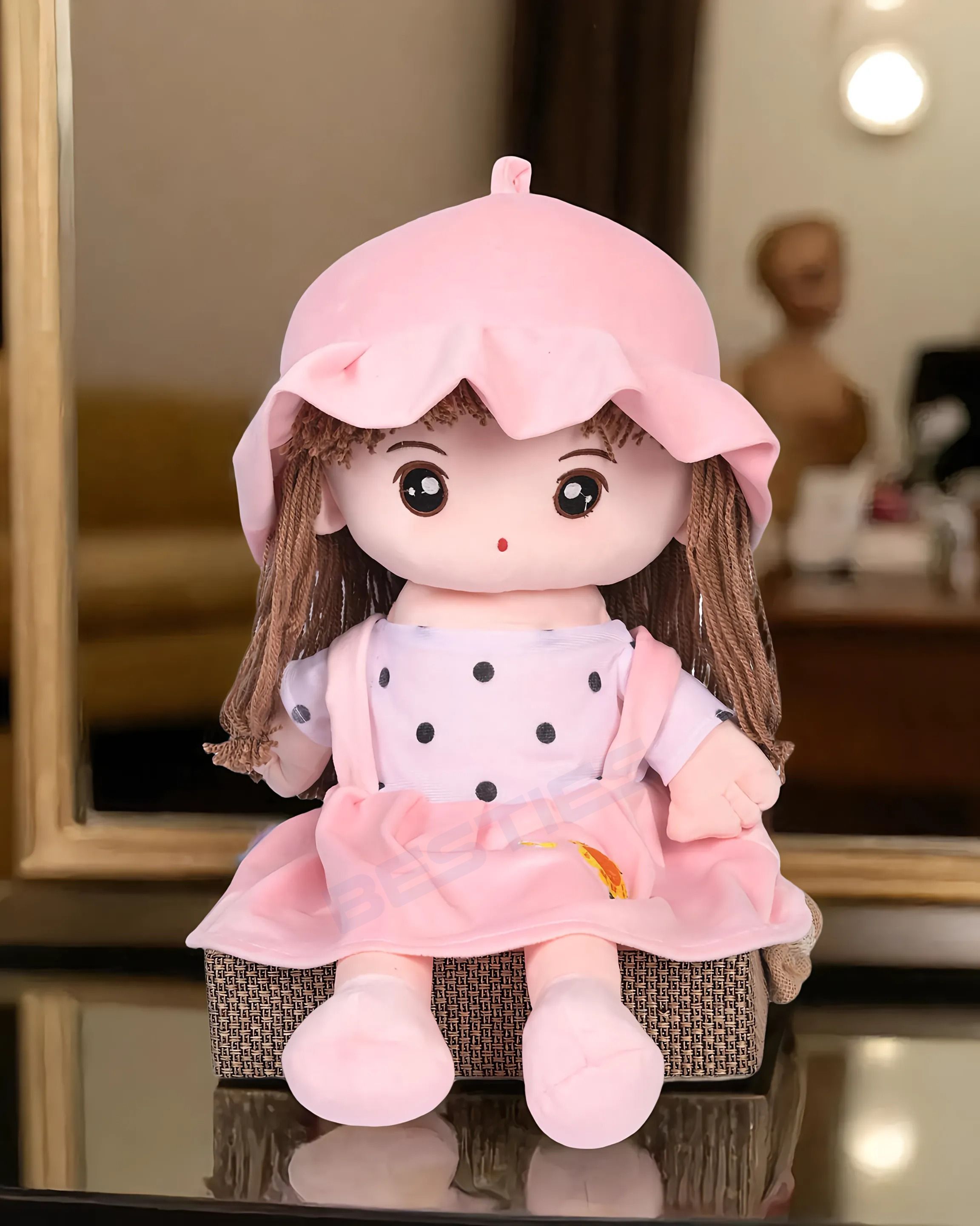 BESTIES Kids Microfibre Filled Non-Allergic Doll Soft Toys and Dolls