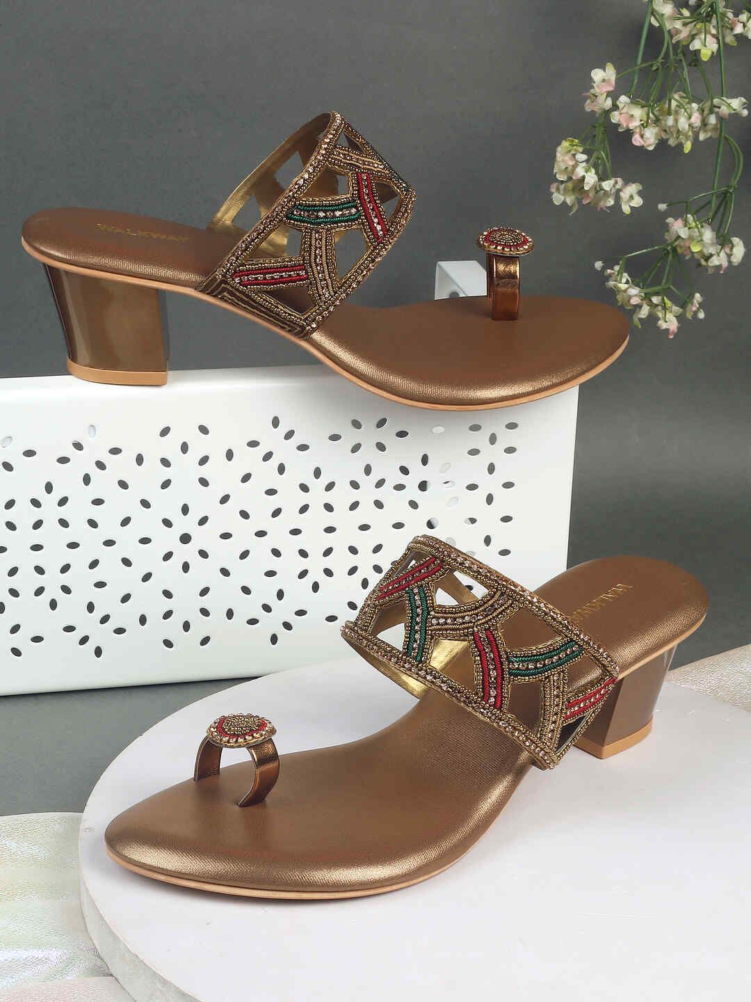 WALKWAY by Metro Embellished Block Heels
