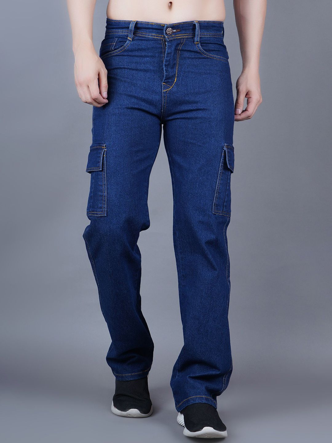 COMFITS Men Classic Regular Fit Cargo Jeans