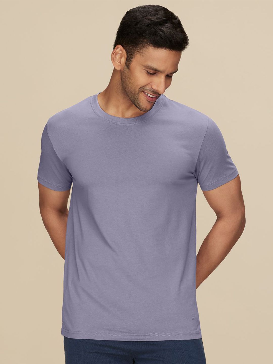 Buy XYXX Pace Ultra Breezy, Super Combed Cotton Solid Crew Neck T