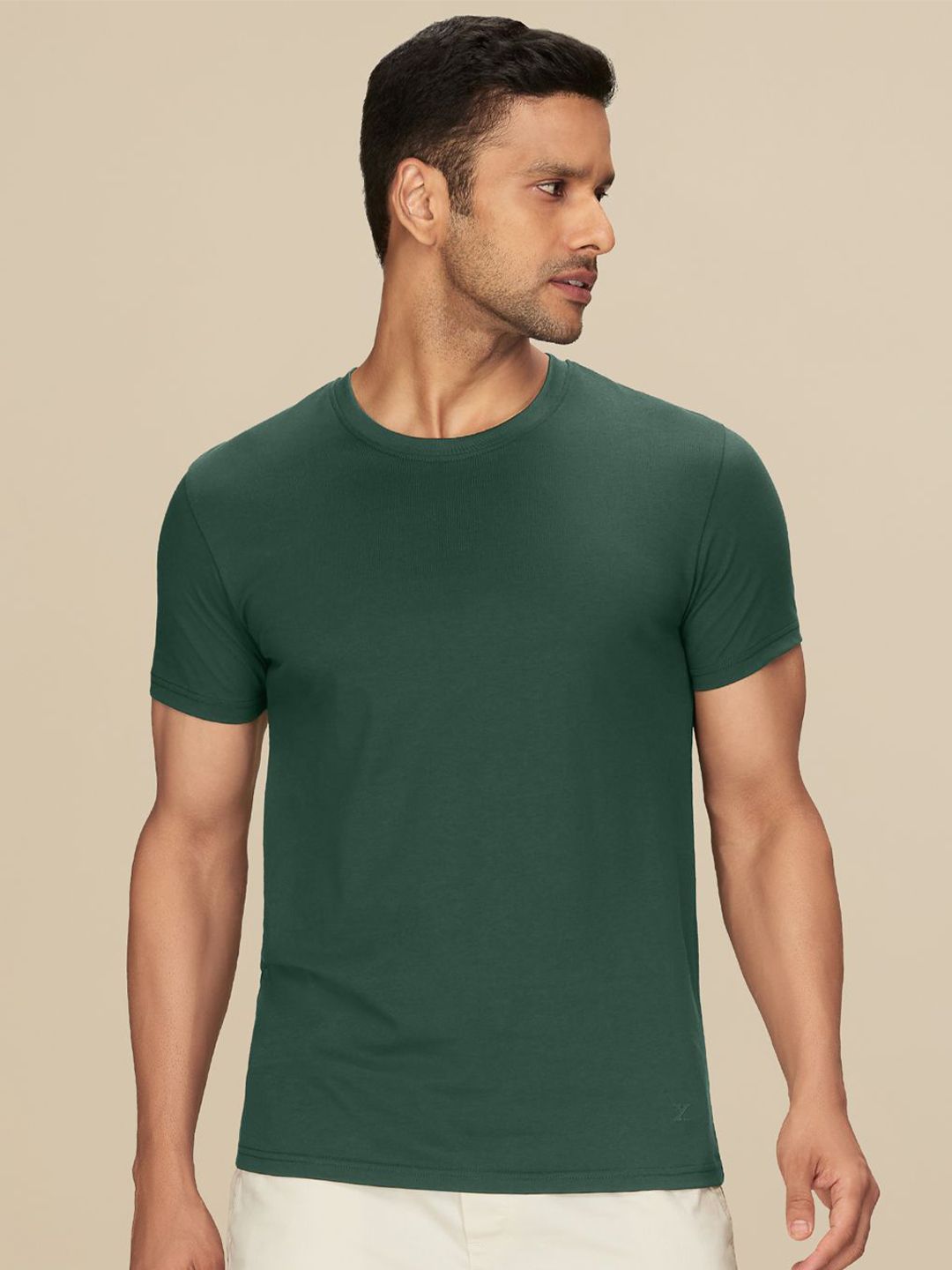 Buy XYXX Pace Ultra Breezy, Super Combed Cotton Solid Crew Neck T