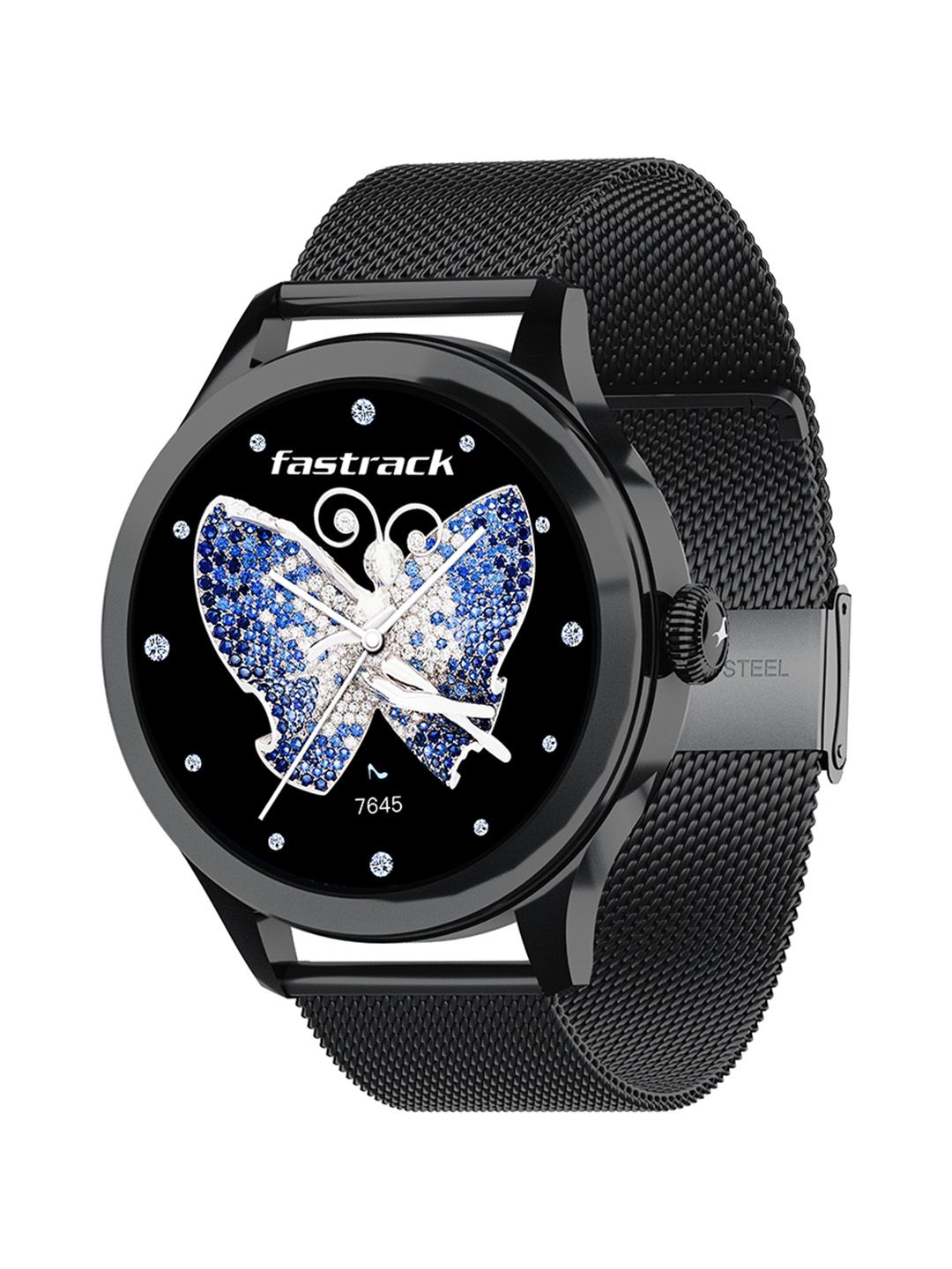 Fastrack Women Noir Pro 1.19 AMOLED Display Working Crown 1000 Nits BT Calling Smart Watch