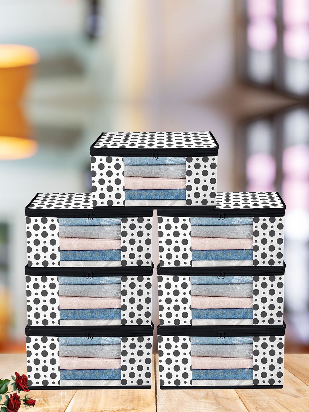 ANKIT INTERNATIONAL Grey Set of 7 Super Strong Multi-Utility Organisers