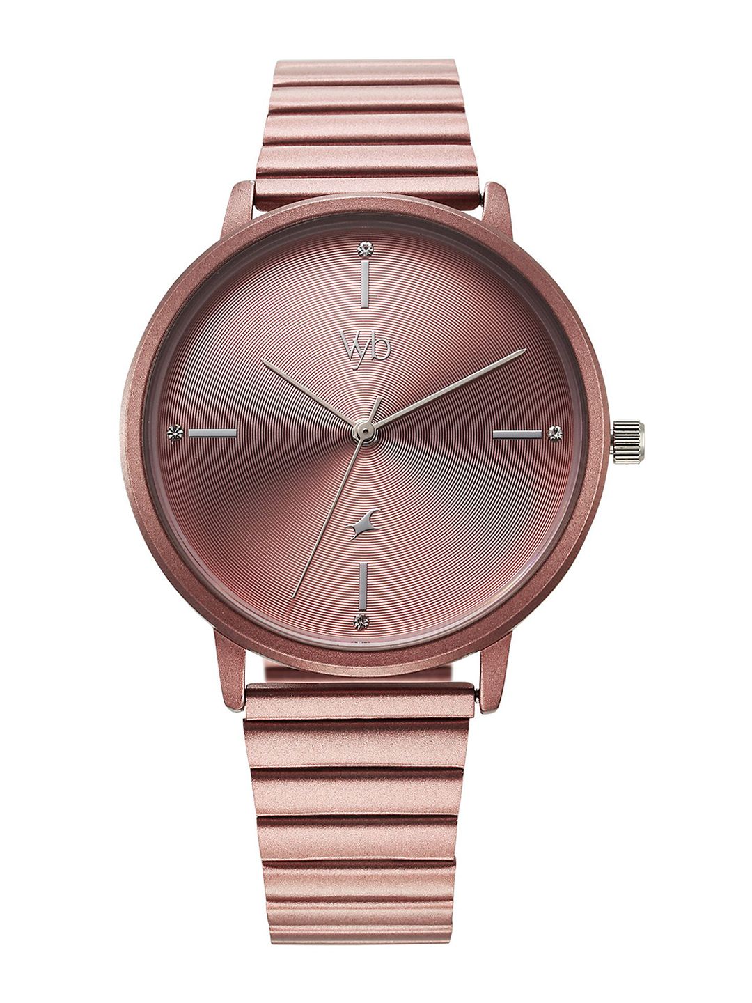 Fastrack Vyb Bliss Women Embellished Dial Quartz Analogue Watch FV60021KM05W