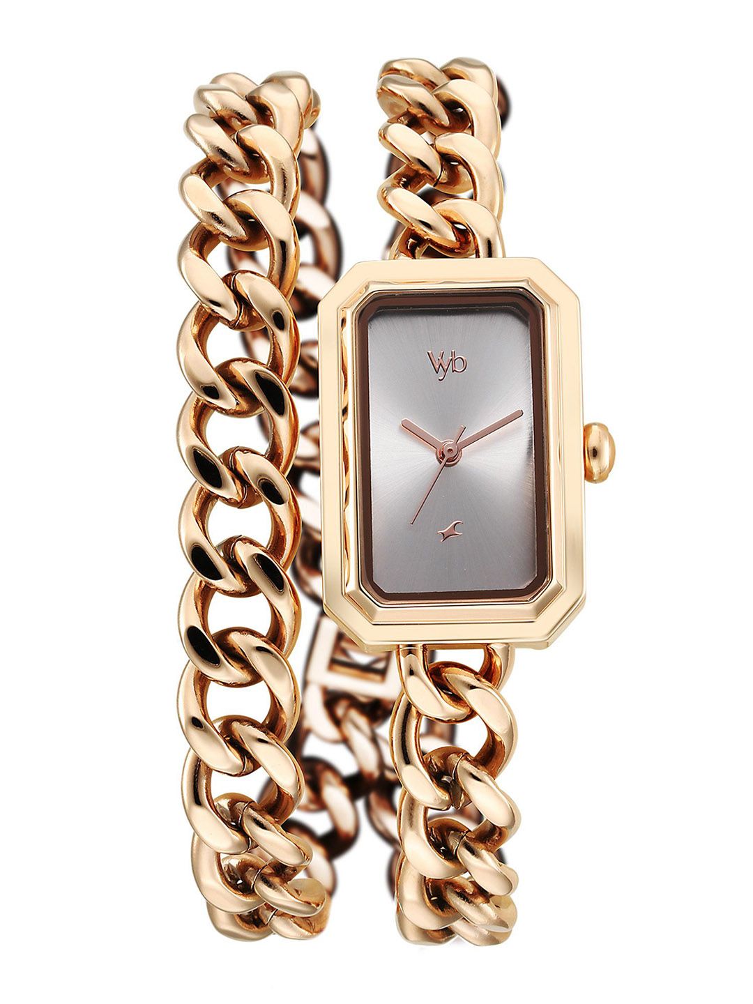 Fastrack Women Dial & Bracelet Style Straps Analogue Watch FV60065WM01W