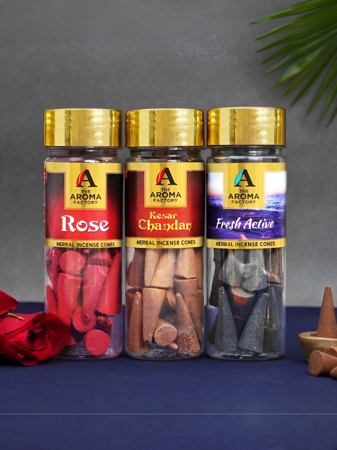 The Aroma Factory Wood 3 Piece Scented Ganesh Chaturthi Incense Sticks