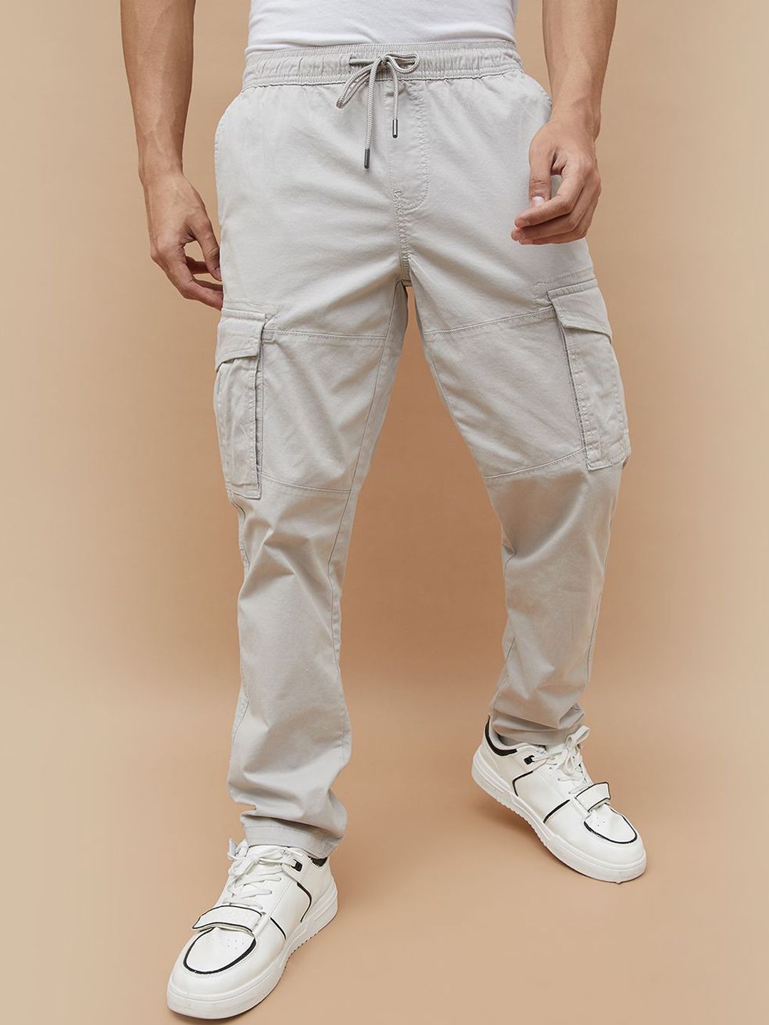 Fame Forever by Lifestyle Men Tapered Fit Cargos Trousers