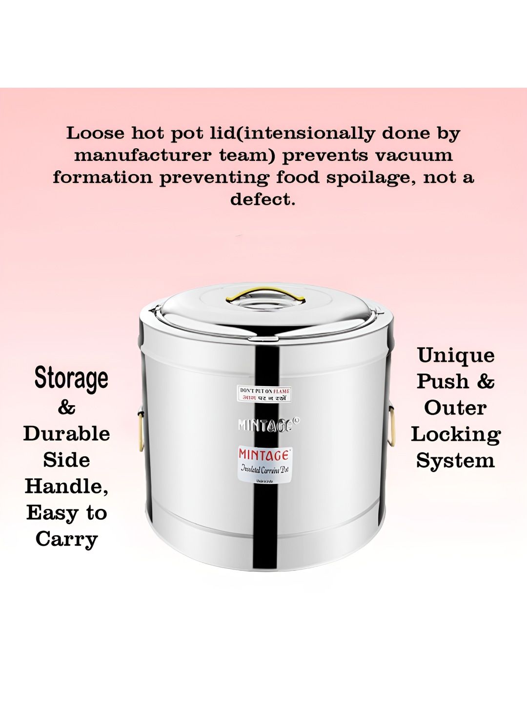 Buy Mintage Silver Stainless Steel Dishwasher Safe Magnetic