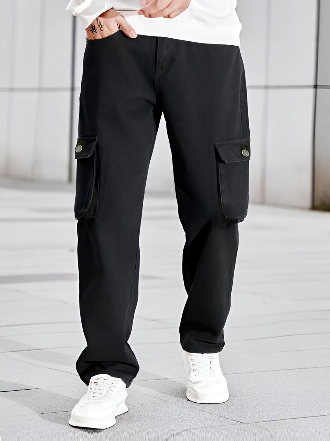 MASTERLY WEFT Men Super Stretchable Mid-Rise Jeans