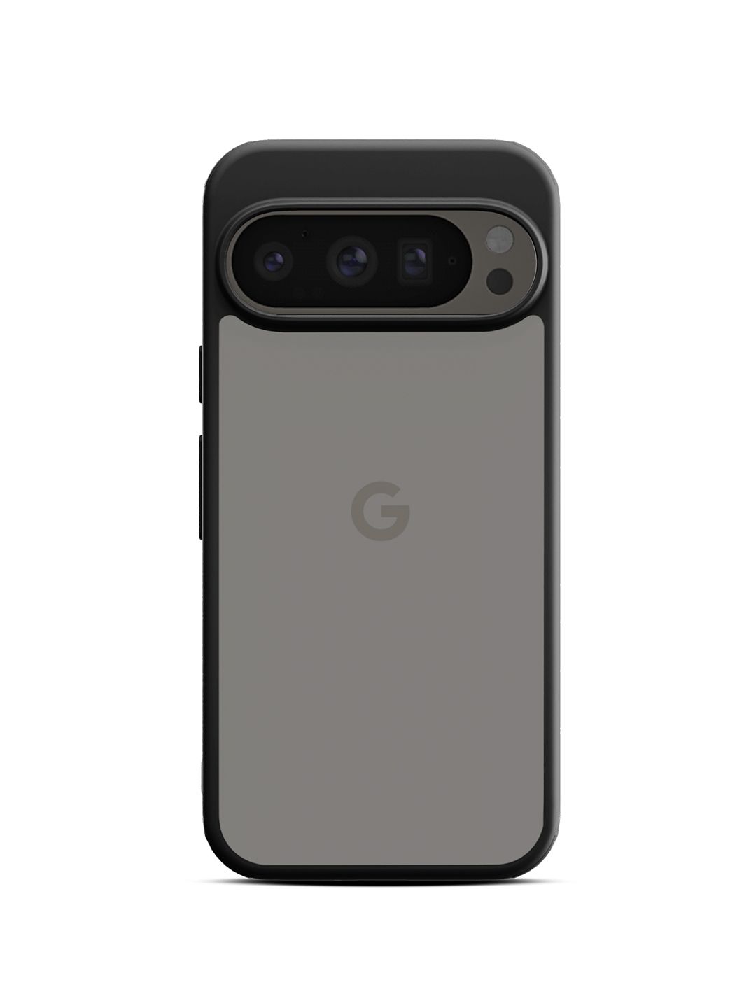 DailyObjects Black Frosted Clear Case Cover For Google Pixel 9 Pro XL