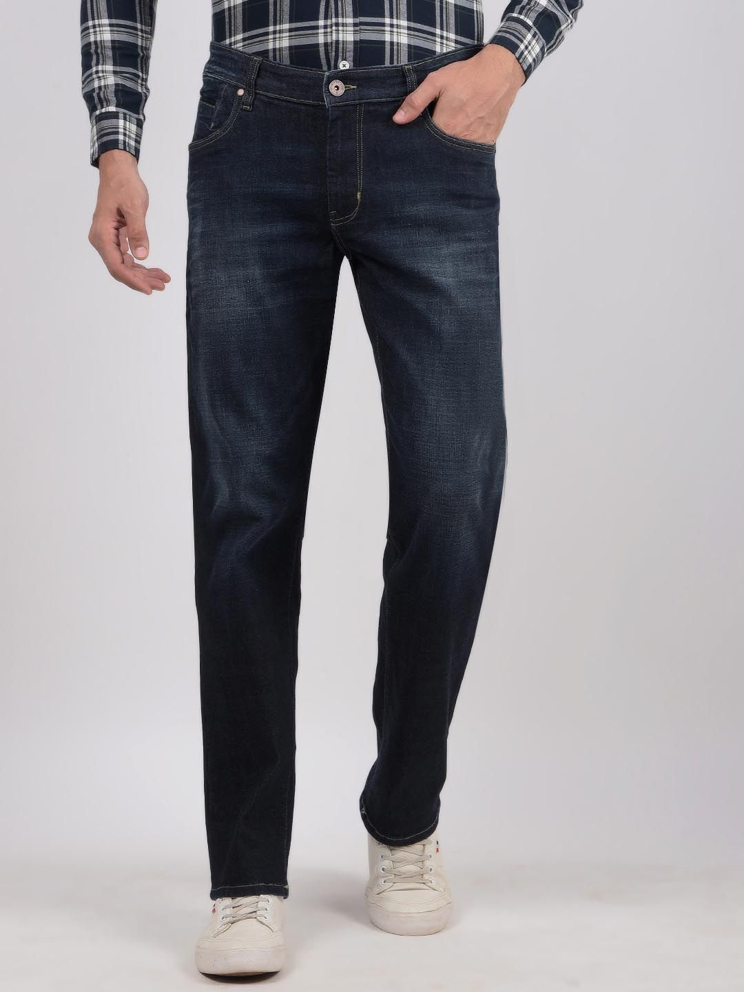 Numero Uno Men Regular Fit Light Fade Stretchable Jeans