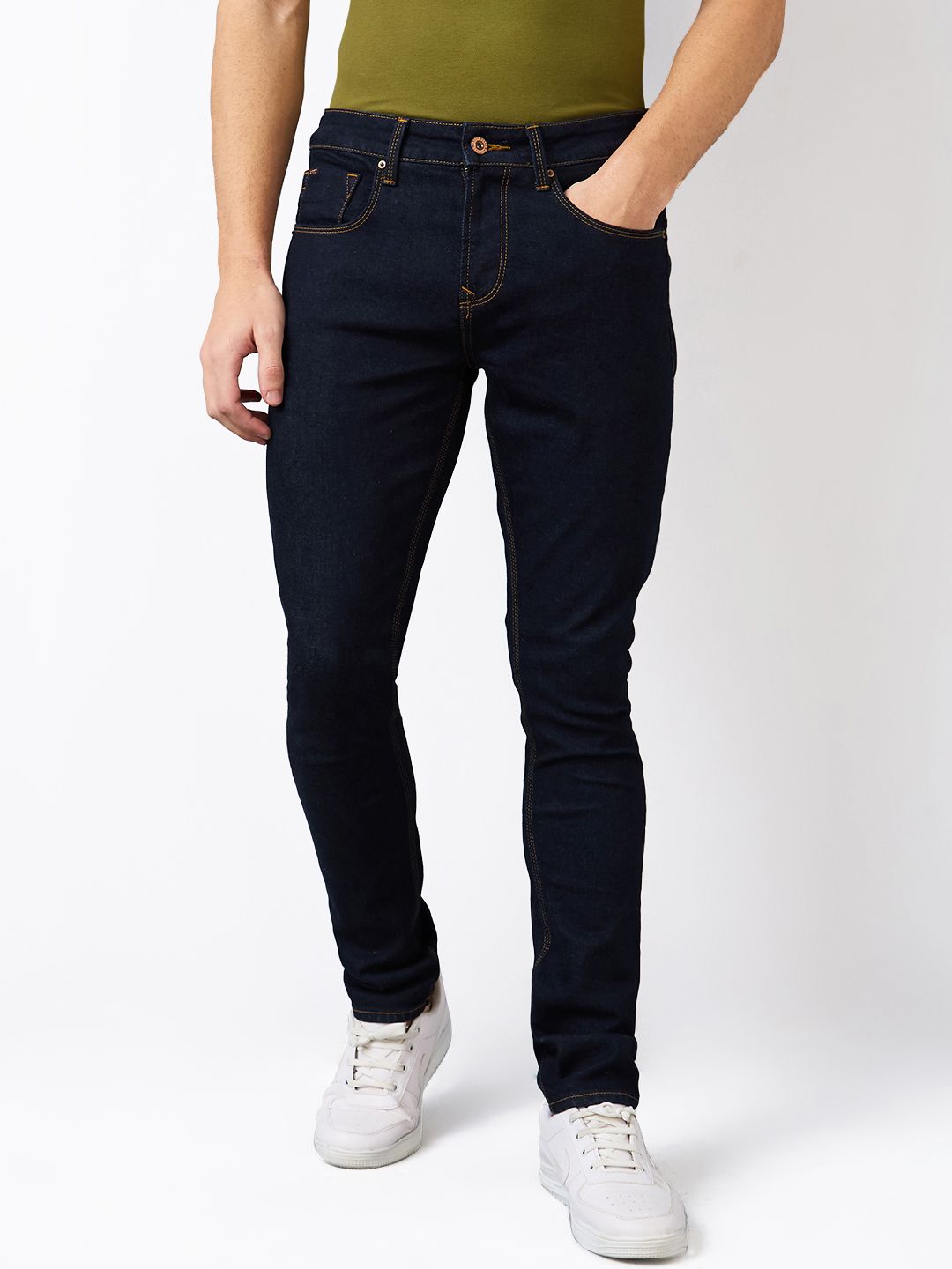 SPYKAR Men Slim Fit Low-Rise Cotton Jeans