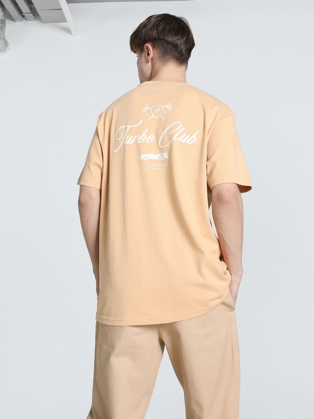 PUMA Motorsport Men Porsche Legacy Lifestyle Graphic Printed Oversized Cotton T-shirt