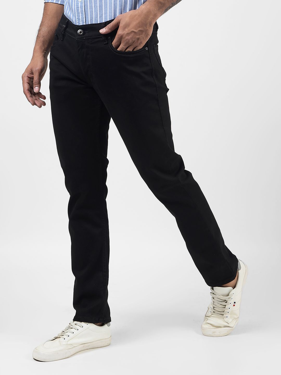 Numero Uno Men Skinny Fit Low-Rise Stretchable Jeans