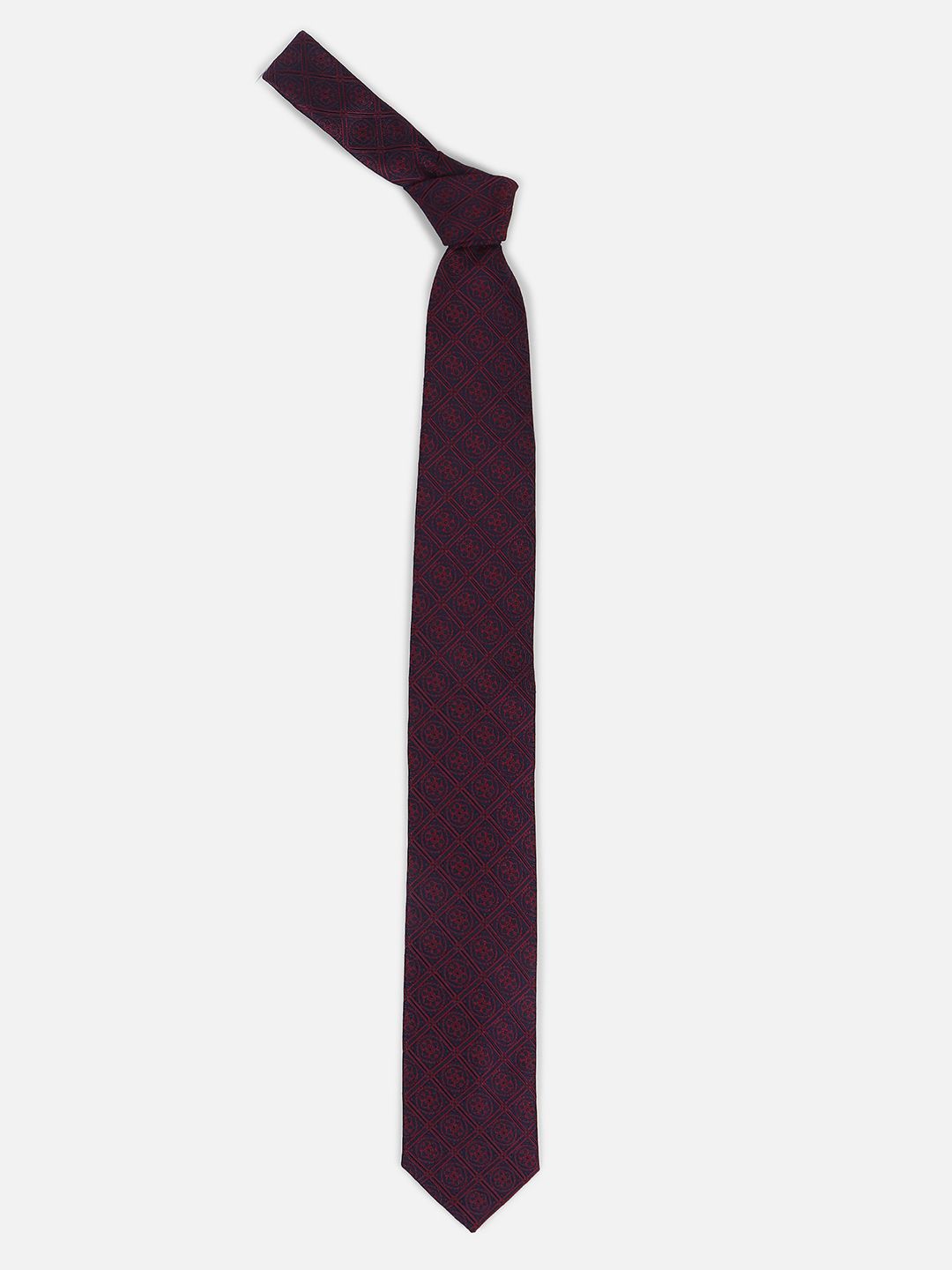Louis Philippe Men Woven Design Broad Tie