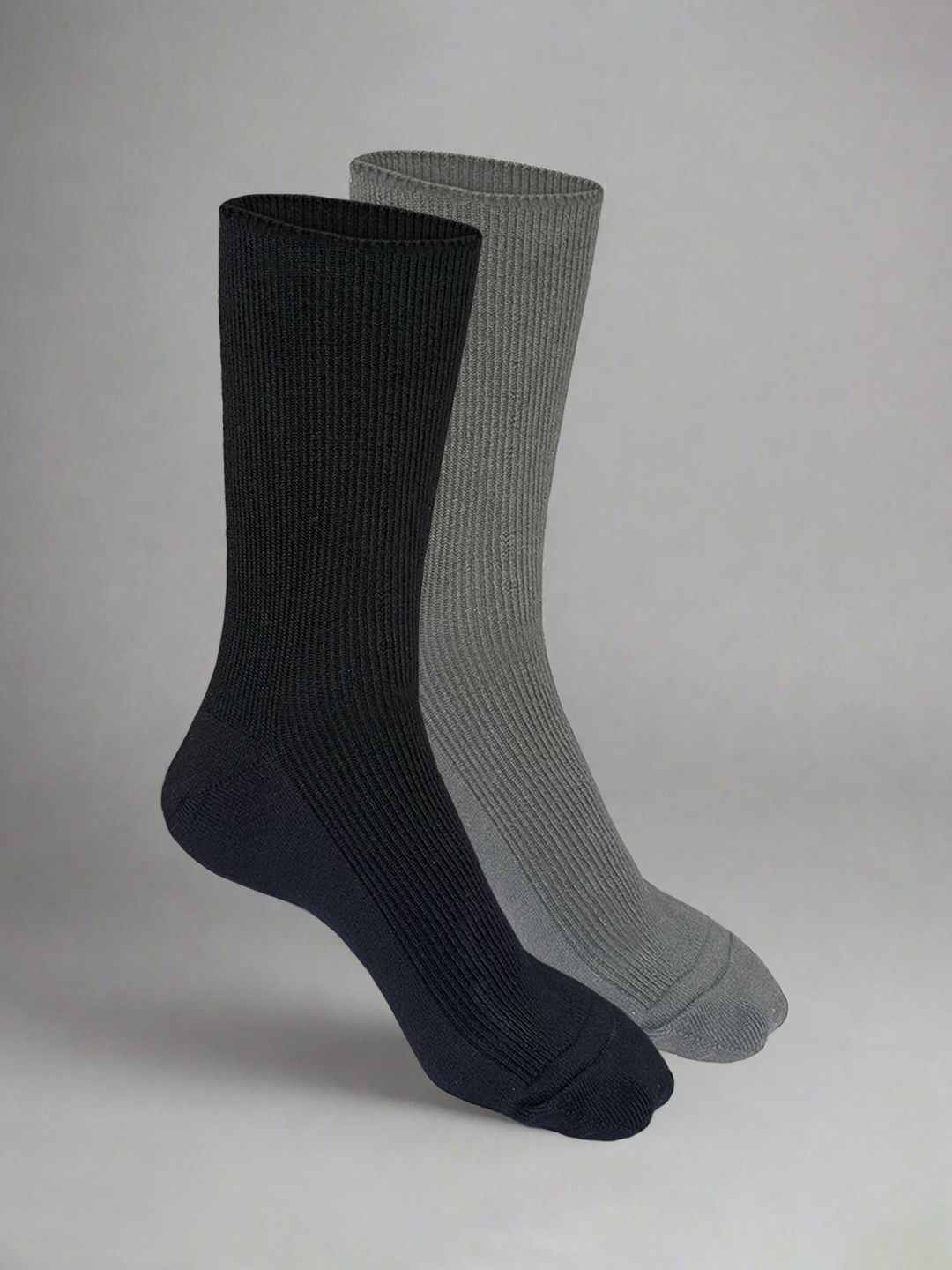 HEELIUM Pack Of 2 Crew Length Woolen Socks For Men and Women