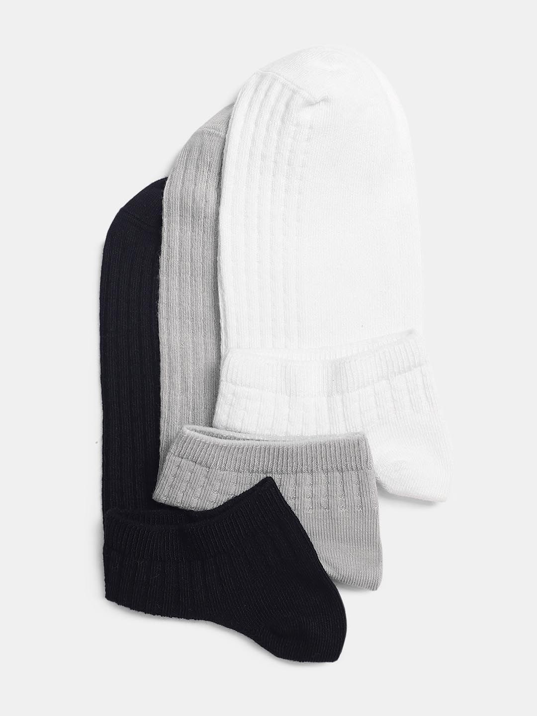 Jack & Jones Men Pack Of 3 Ankle Length Socks