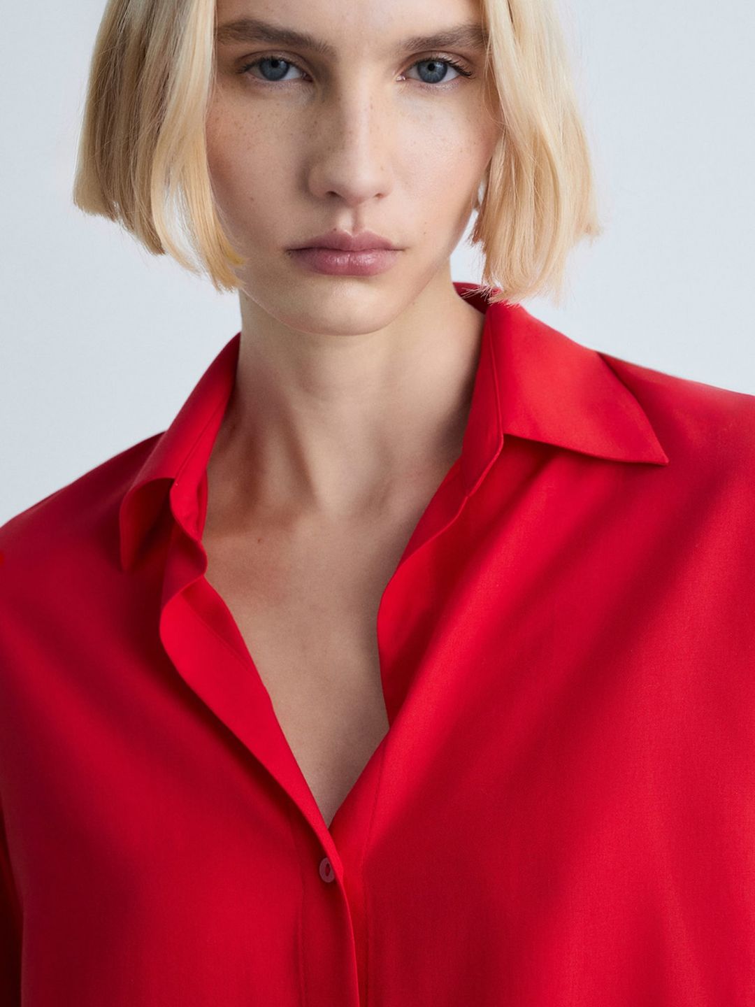 Relaxed Fit Fluid Casual Shirt