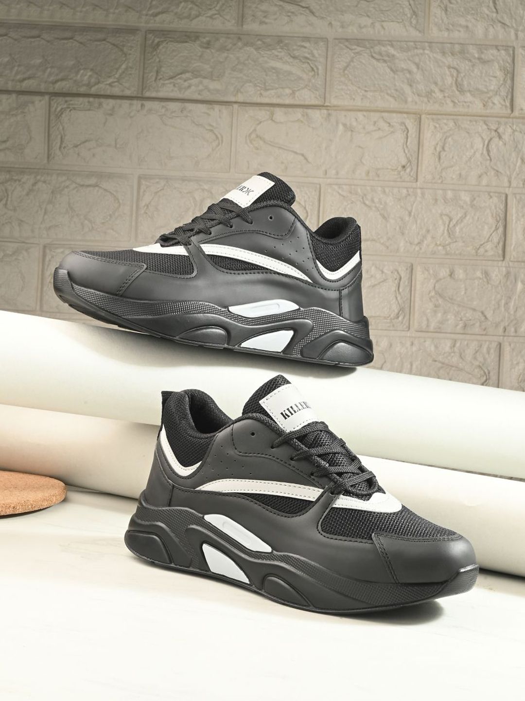 Killer Killer Men Mesh Training or Gym Non-Marking Lace-Up Sports Shoes
