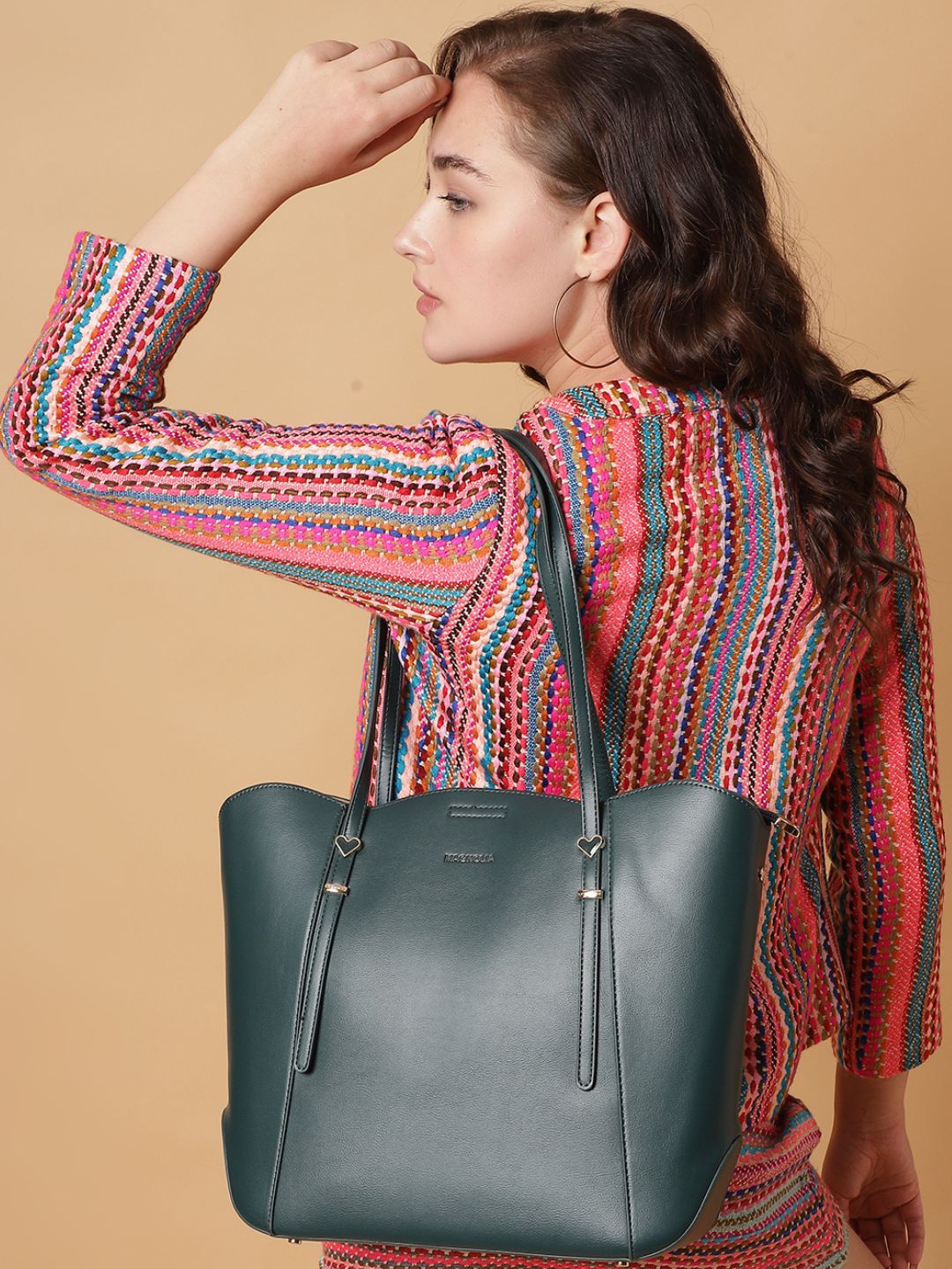 Buy MAGNOLIA Women Solid Structured Shoulder Bag - Handbags for