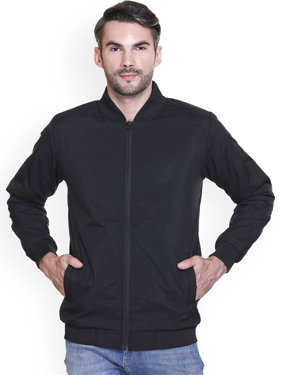 SANHOK Men Lightweight Bomber Jacket