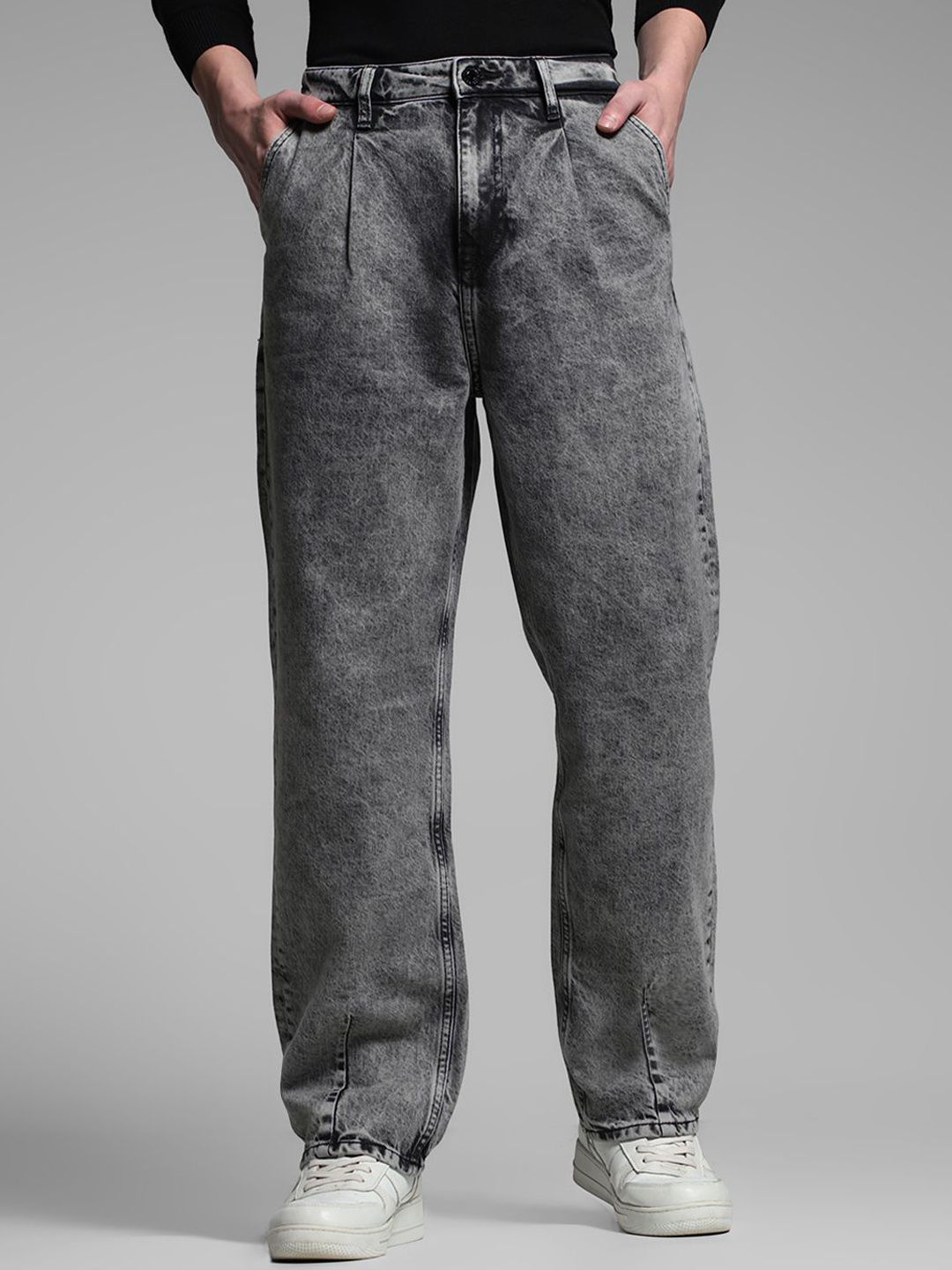 Men Relaxed Fit Jeans Jack & Jones Men Relaxed Fit High-Rise Light Fade Cotton Jeans