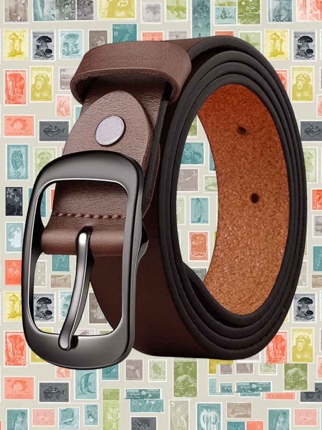 Provogue Men Leather Formal Belt