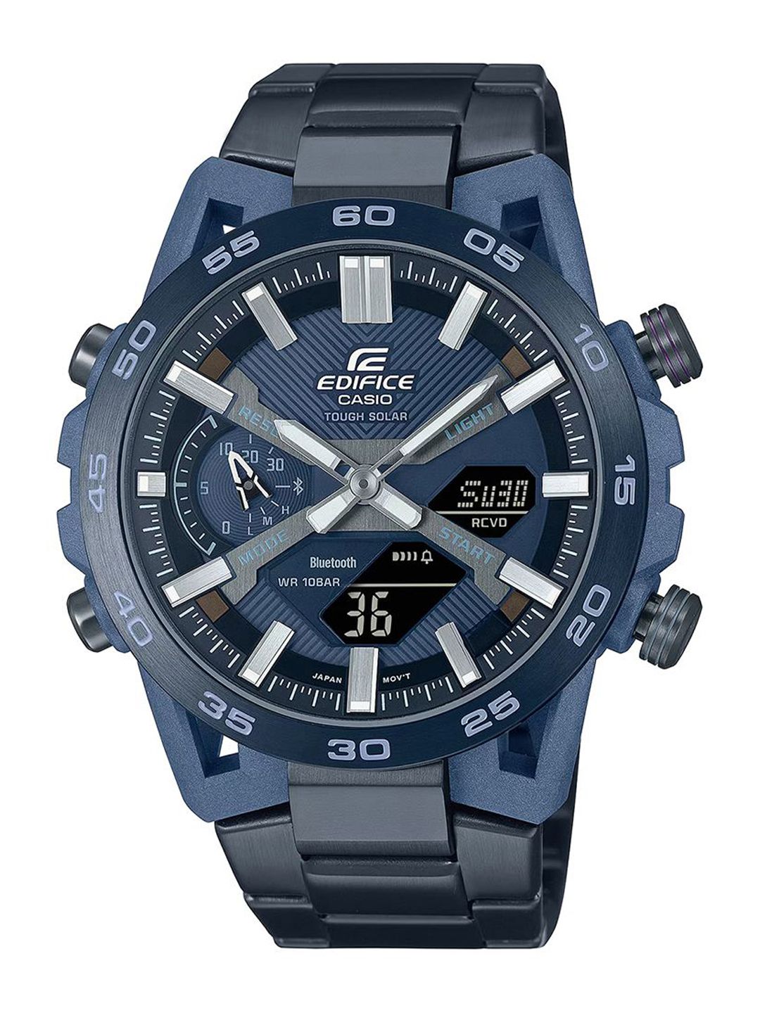 Buy CASIO Men EDifice ECB-2000PB-1ADF Black Ana-Digi Dial Black